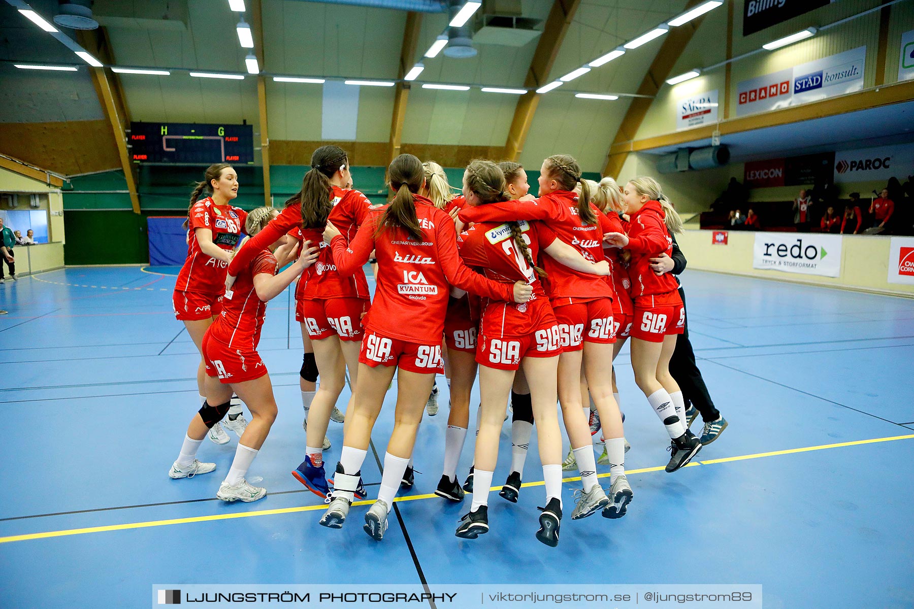 USM F18 Steg 4 Skövde HF-Kungälvs HK 23-19,dam,Skövde Idrottshall,Skövde,Sverige,Ungdoms-SM,Handboll,2019,217418