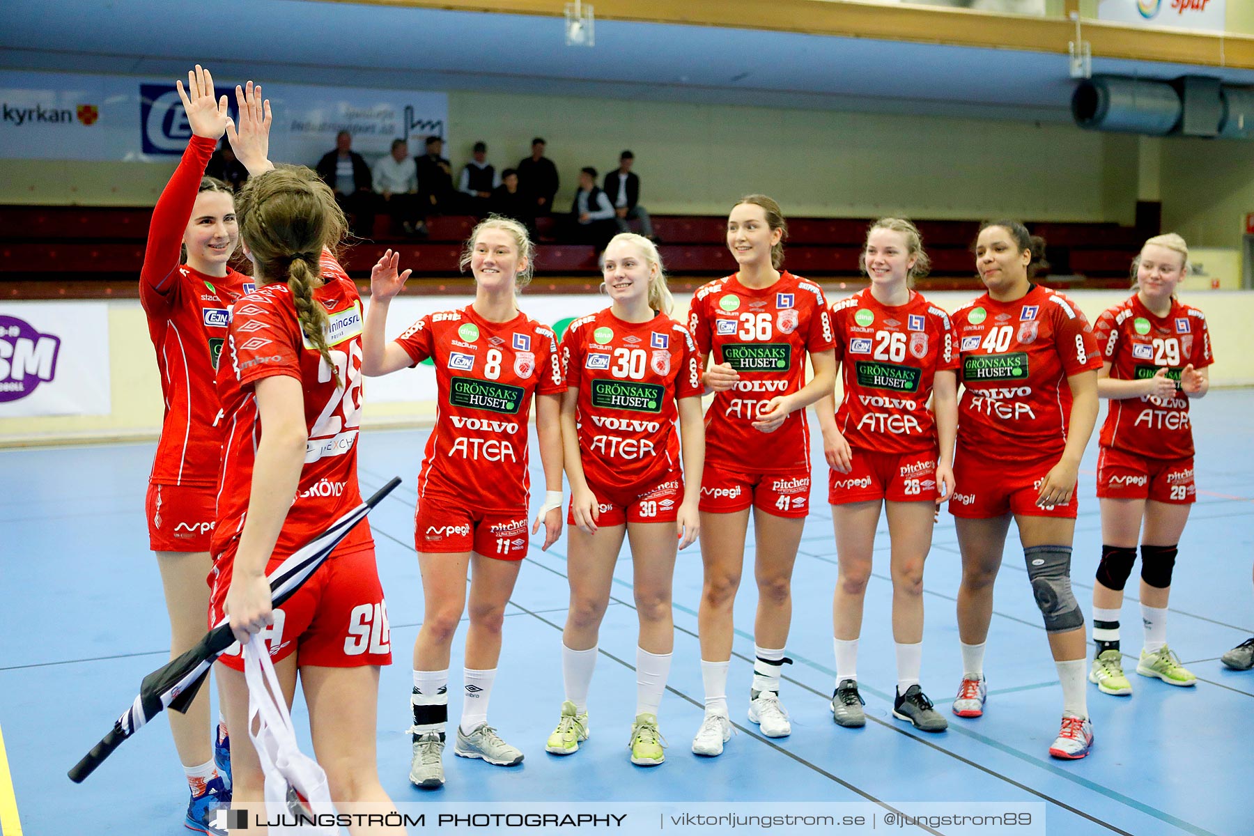 USM F18 Steg 4 Skövde HF-Kungälvs HK 23-19,dam,Skövde Idrottshall,Skövde,Sverige,Ungdoms-SM,Handboll,2019,217427