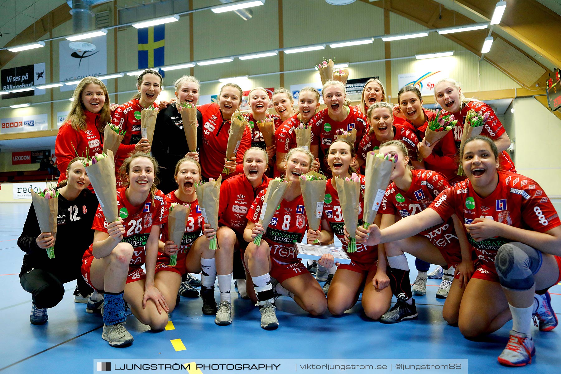 USM F18 Steg 4 Skövde HF-Kungälvs HK 23-19,dam,Skövde Idrottshall,Skövde,Sverige,Ungdoms-SM,Handboll,2019,217442