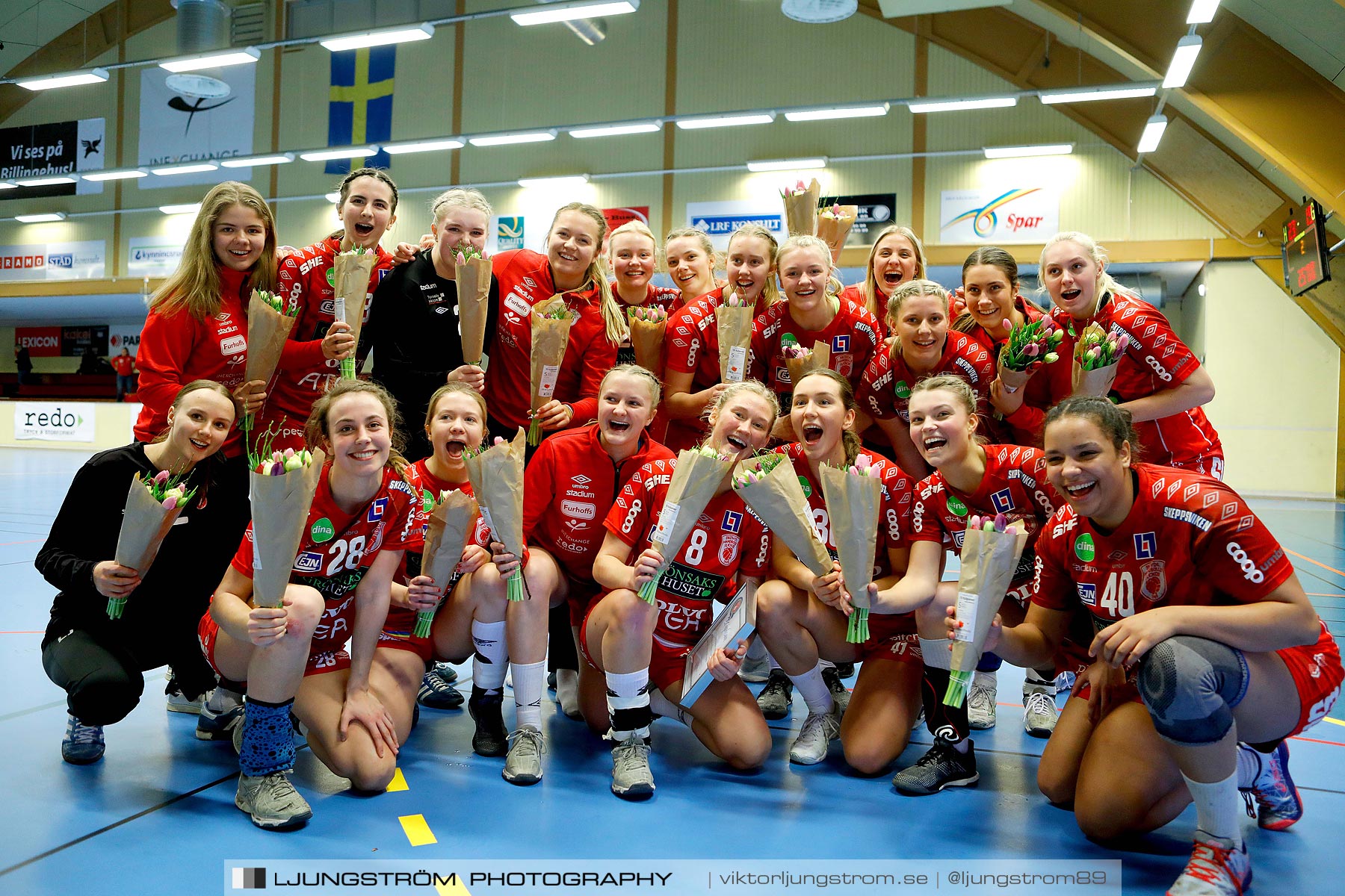 USM F18 Steg 4 Skövde HF-Kungälvs HK 23-19,dam,Skövde Idrottshall,Skövde,Sverige,Ungdoms-SM,Handboll,2019,217443