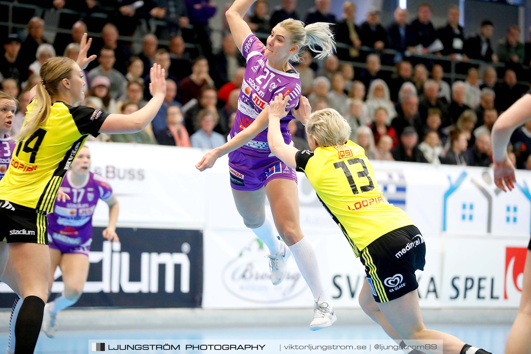 Skara HF-IK Sävehof 1/4-final 2 19-24,dam,Skara Idrottshall,Skara,Sverige,Handboll,,2019,217451