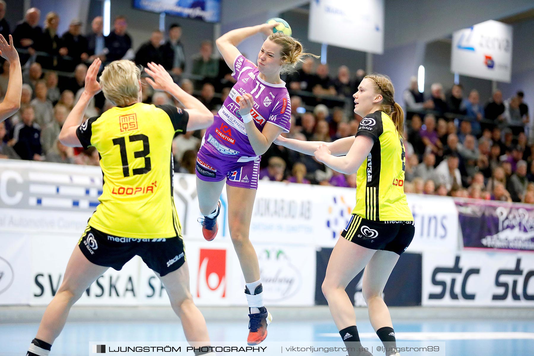 Skara HF-IK Sävehof 1/4-final 2 19-24,dam,Skara Idrottshall,Skara,Sverige,Handboll,,2019,217484