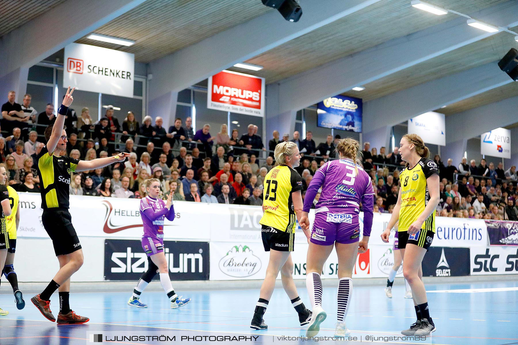 Skara HF-IK Sävehof 1/4-final 2 19-24,dam,Skara Idrottshall,Skara,Sverige,Handboll,,2019,217490