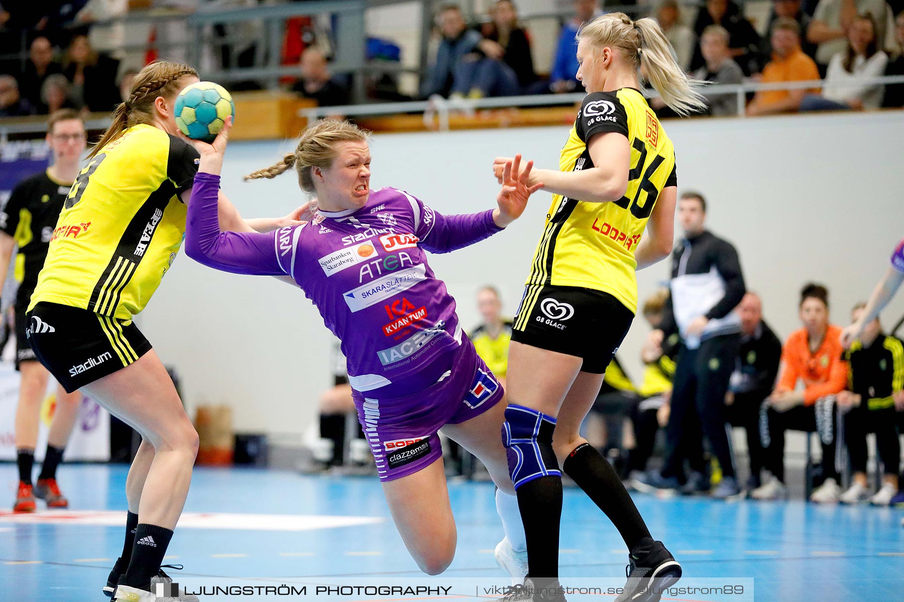 Skara HF-IK Sävehof 1/4-final 2 19-24,dam,Skara Idrottshall,Skara,Sverige,Handboll,,2019,217497