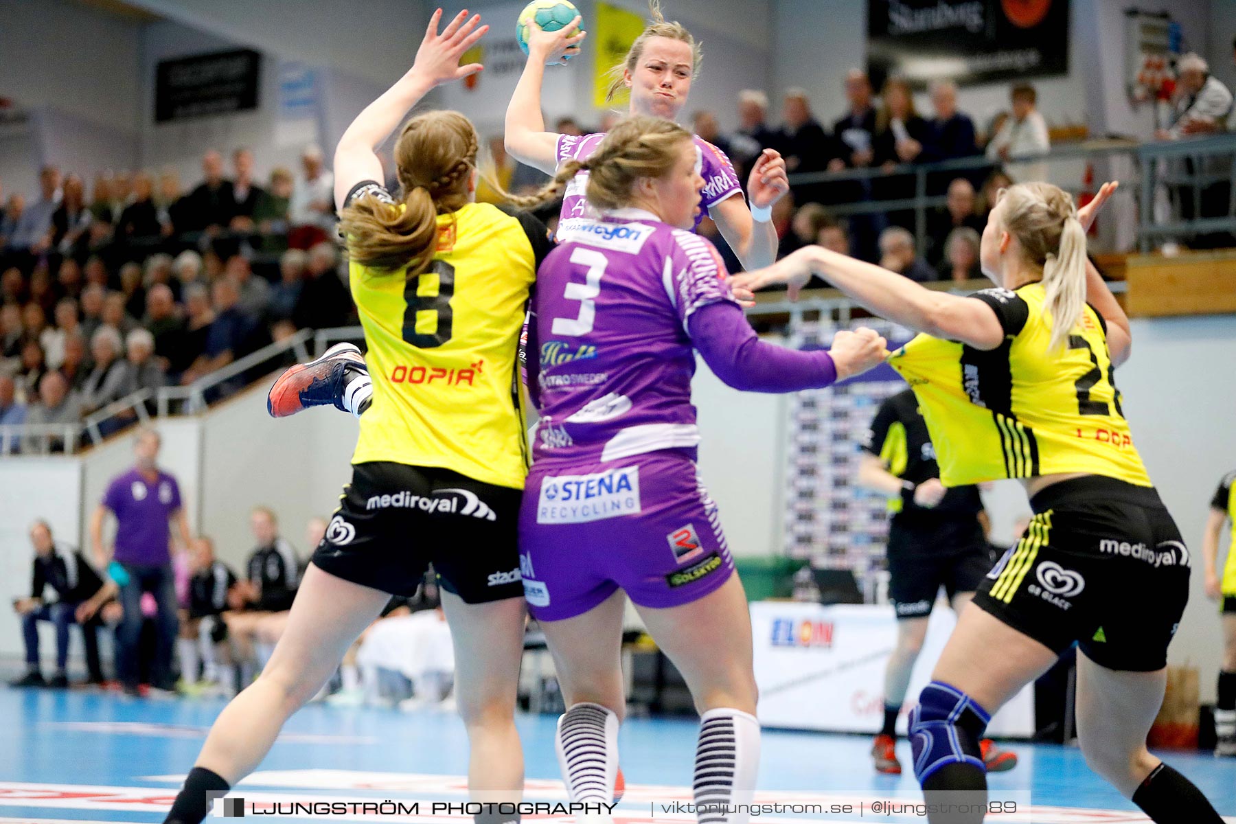 Skara HF-IK Sävehof 1/4-final 2 19-24,dam,Skara Idrottshall,Skara,Sverige,Handboll,,2019,217500