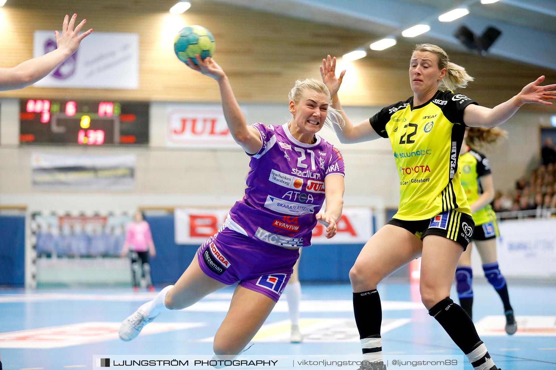 Skara HF-IK Sävehof 1/4-final 2 19-24,dam,Skara Idrottshall,Skara,Sverige,Handboll,,2019,217529