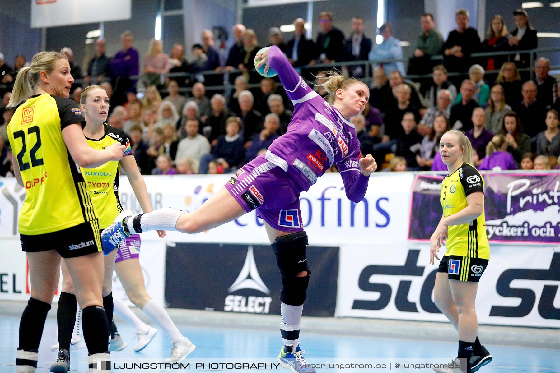 Skara HF-IK Sävehof 1/4-final 2 19-24,dam,Skara Idrottshall,Skara,Sverige,Handboll,,2019,217534