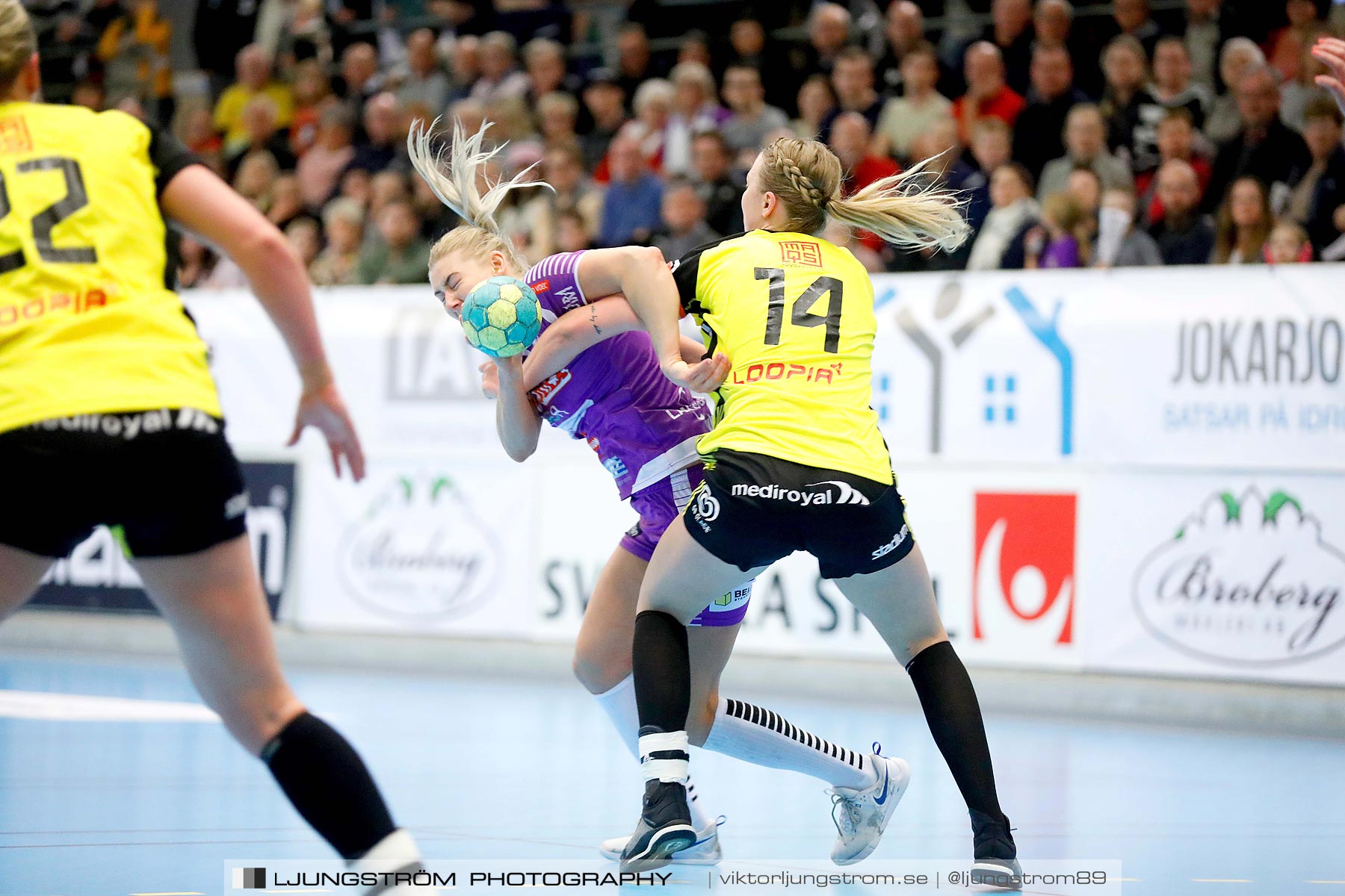 Skara HF-IK Sävehof 1/4-final 2 19-24,dam,Skara Idrottshall,Skara,Sverige,Handboll,,2019,217541