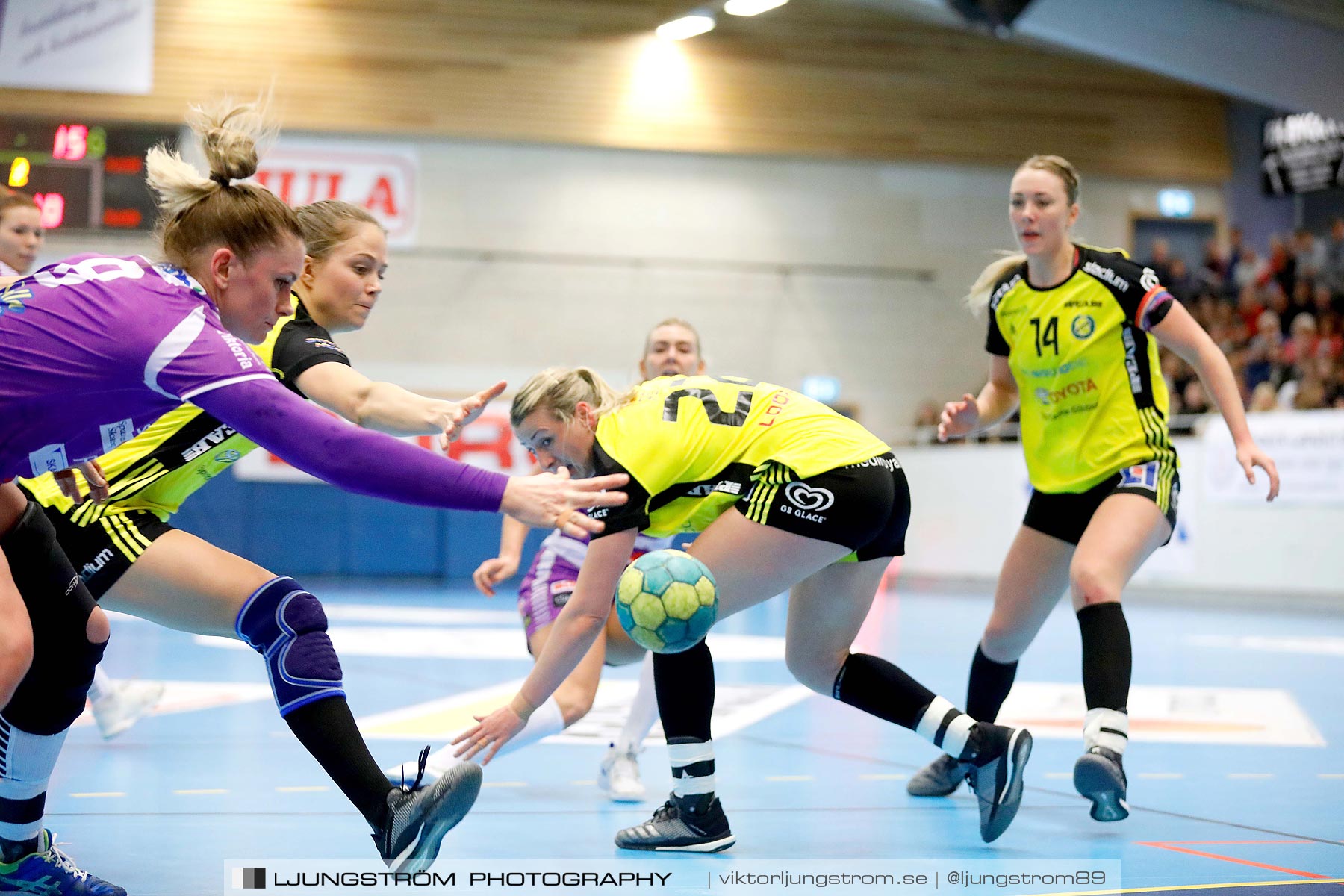 Skara HF-IK Sävehof 1/4-final 2 19-24,dam,Skara Idrottshall,Skara,Sverige,Handboll,,2019,217545