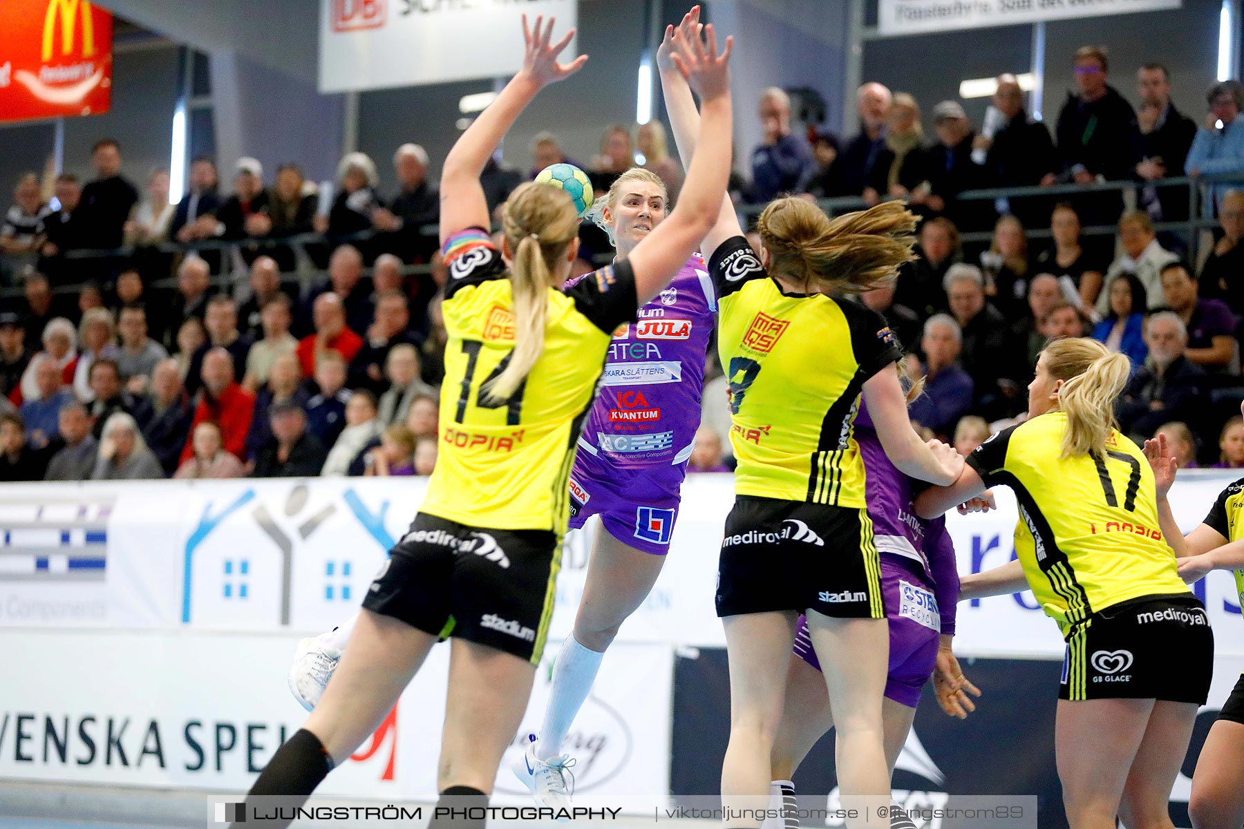 Skara HF-IK Sävehof 1/4-final 2 19-24,dam,Skara Idrottshall,Skara,Sverige,Handboll,,2019,217549