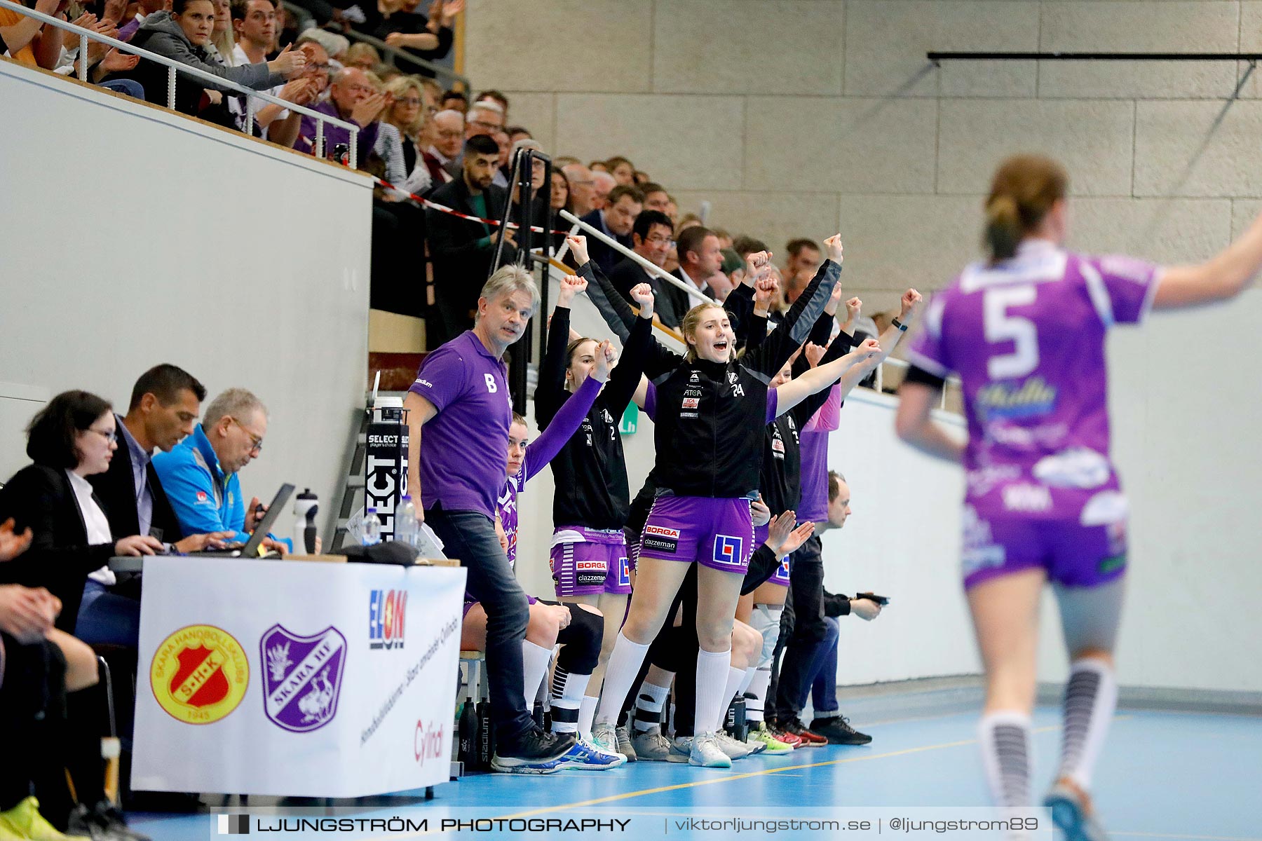 Skara HF-IK Sävehof 1/4-final 2 19-24,dam,Skara Idrottshall,Skara,Sverige,Handboll,,2019,217559