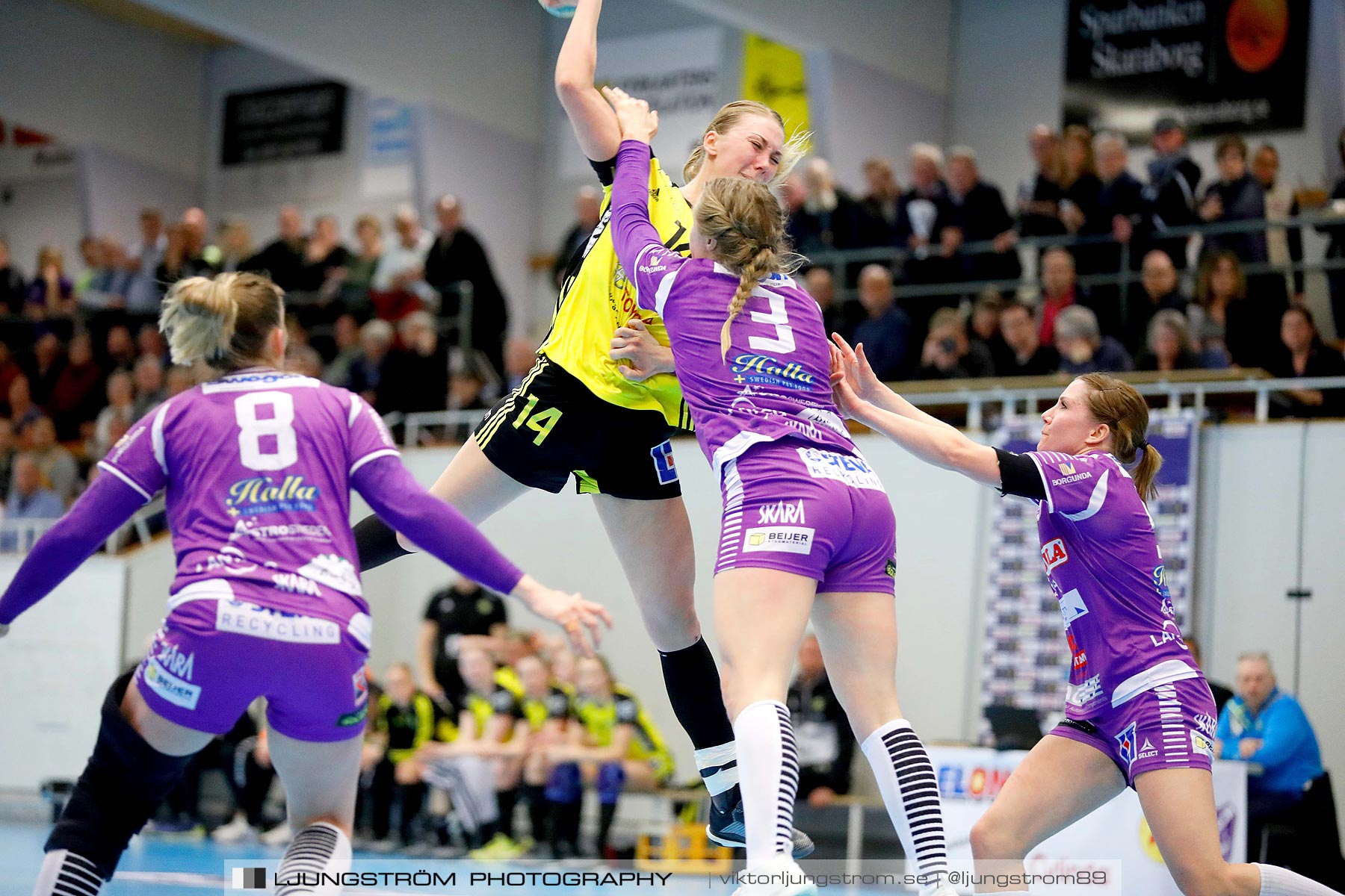 Skara HF-IK Sävehof 1/4-final 2 19-24,dam,Skara Idrottshall,Skara,Sverige,Handboll,,2019,217580