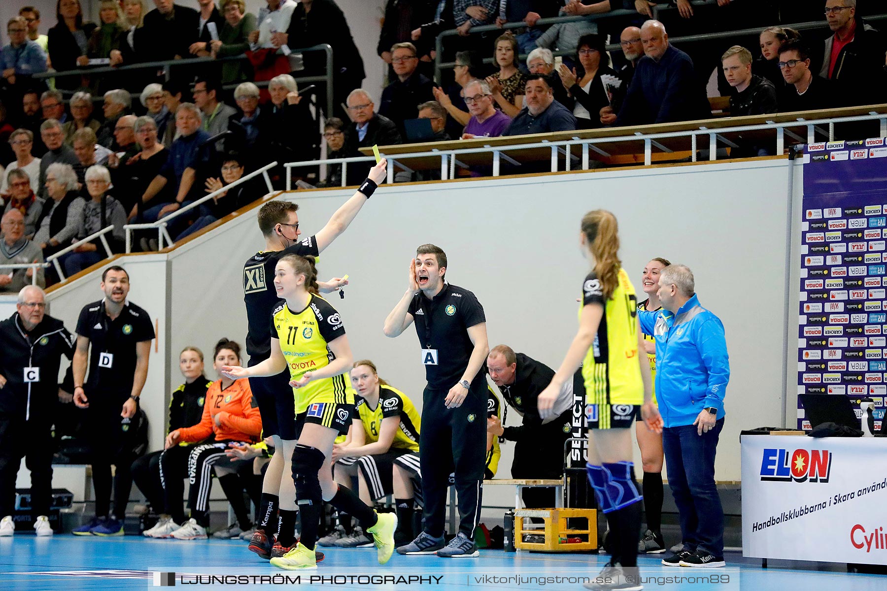 Skara HF-IK Sävehof 1/4-final 2 19-24,dam,Skara Idrottshall,Skara,Sverige,Handboll,,2019,217617