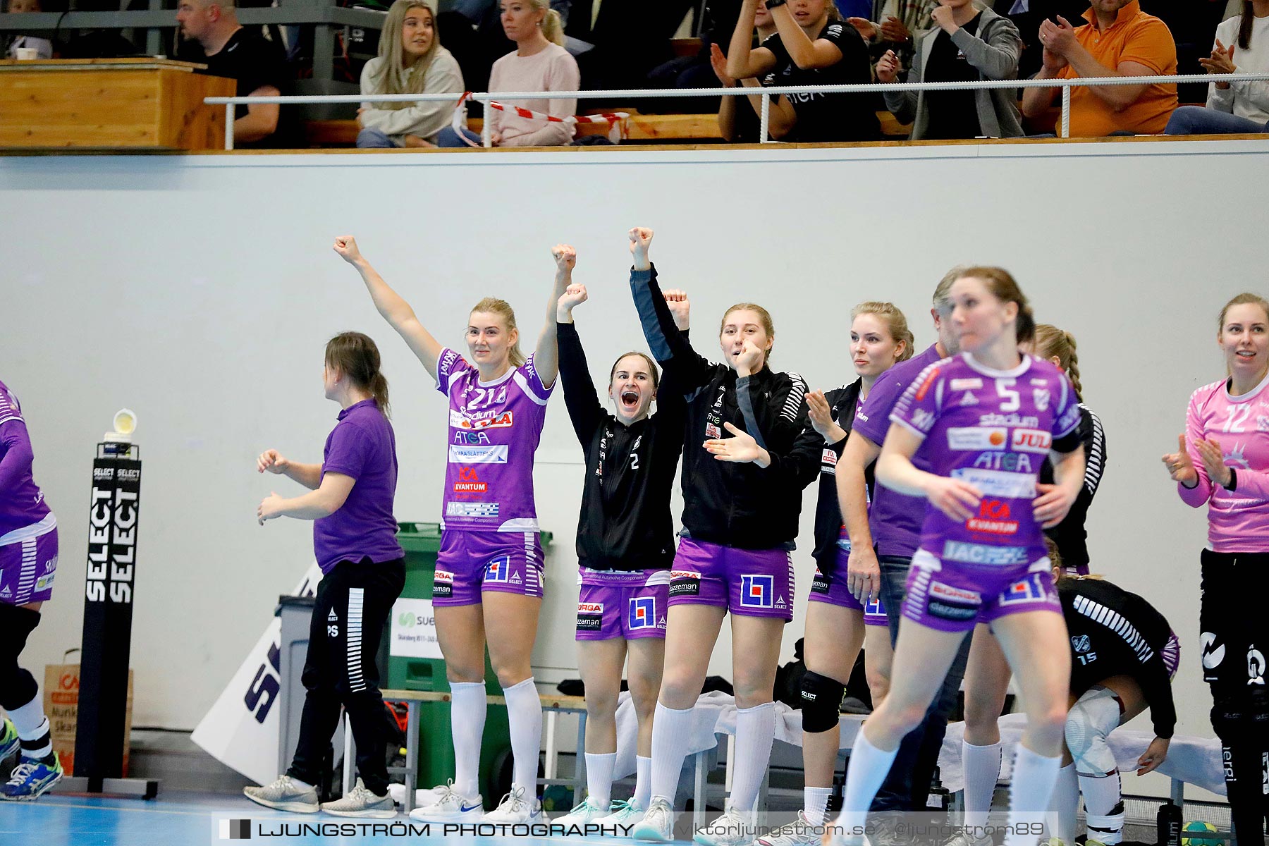 Skara HF-IK Sävehof 1/4-final 2 19-24,dam,Skara Idrottshall,Skara,Sverige,Handboll,,2019,217618