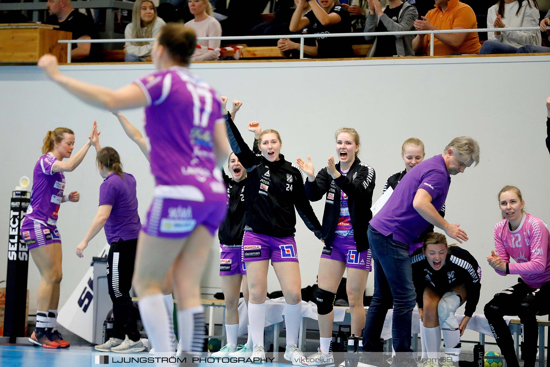 Skara HF-IK Sävehof 1/4-final 2 19-24,dam,Skara Idrottshall,Skara,Sverige,Handboll,,2019,217619