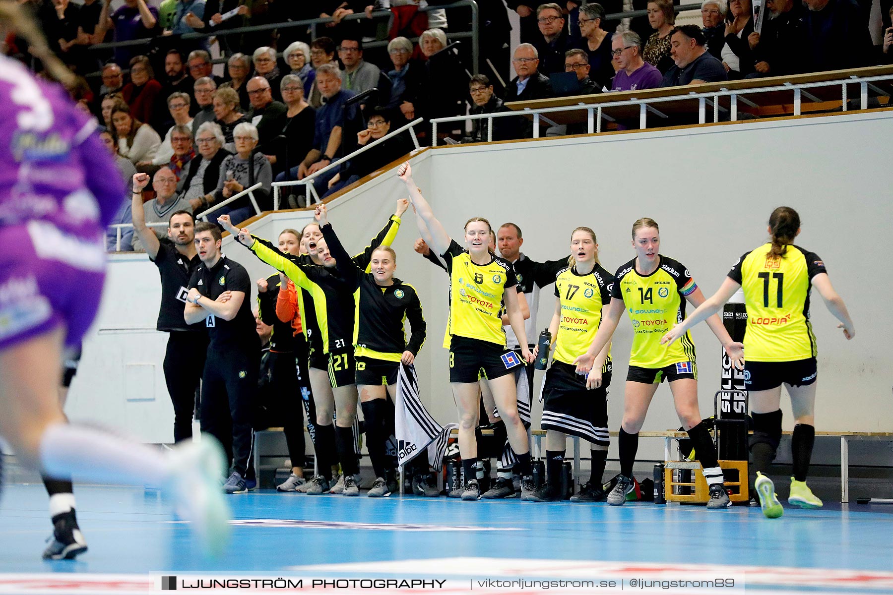 Skara HF-IK Sävehof 1/4-final 2 19-24,dam,Skara Idrottshall,Skara,Sverige,Handboll,,2019,217627