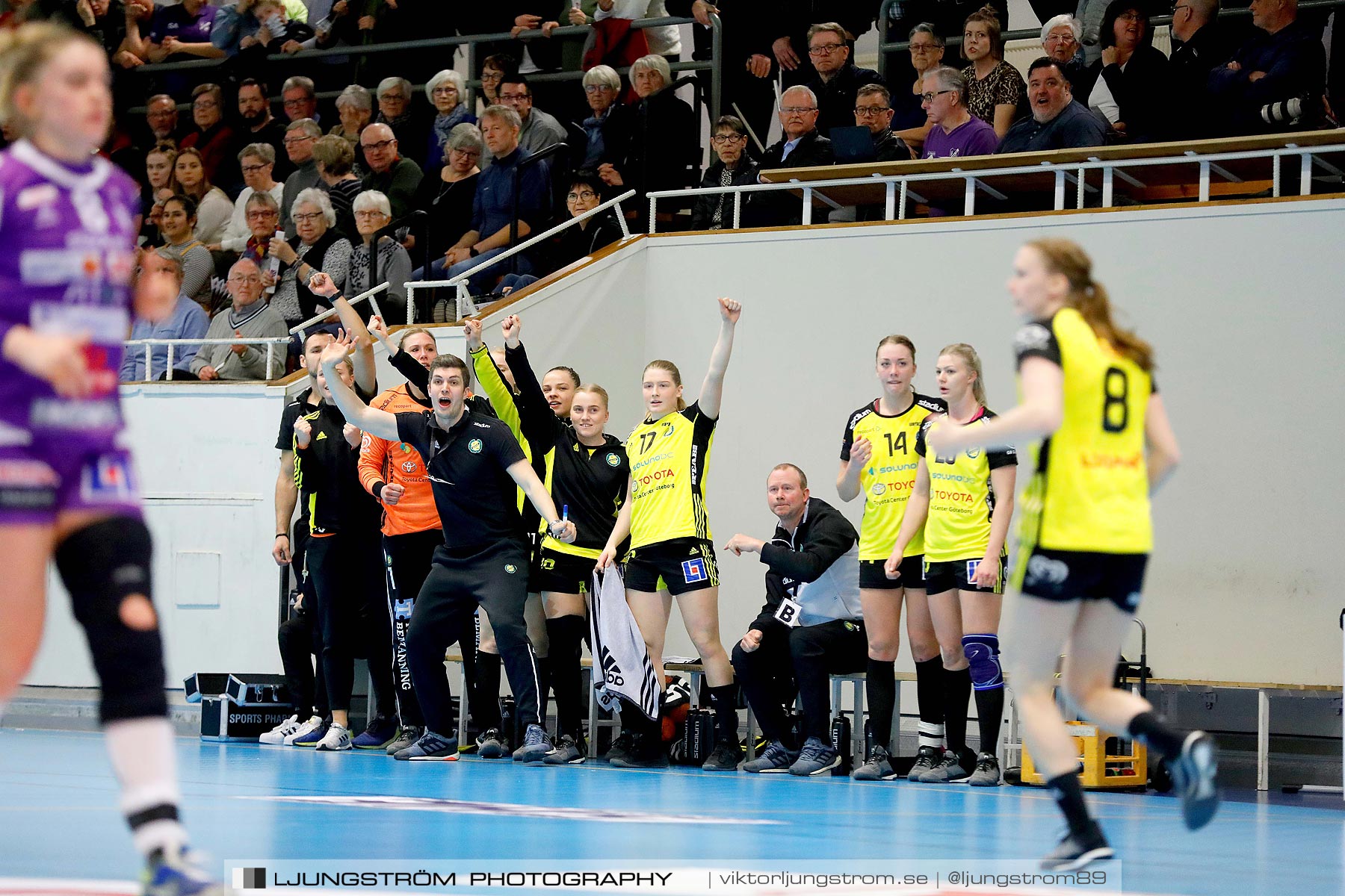 Skara HF-IK Sävehof 1/4-final 2 19-24,dam,Skara Idrottshall,Skara,Sverige,Handboll,,2019,217642