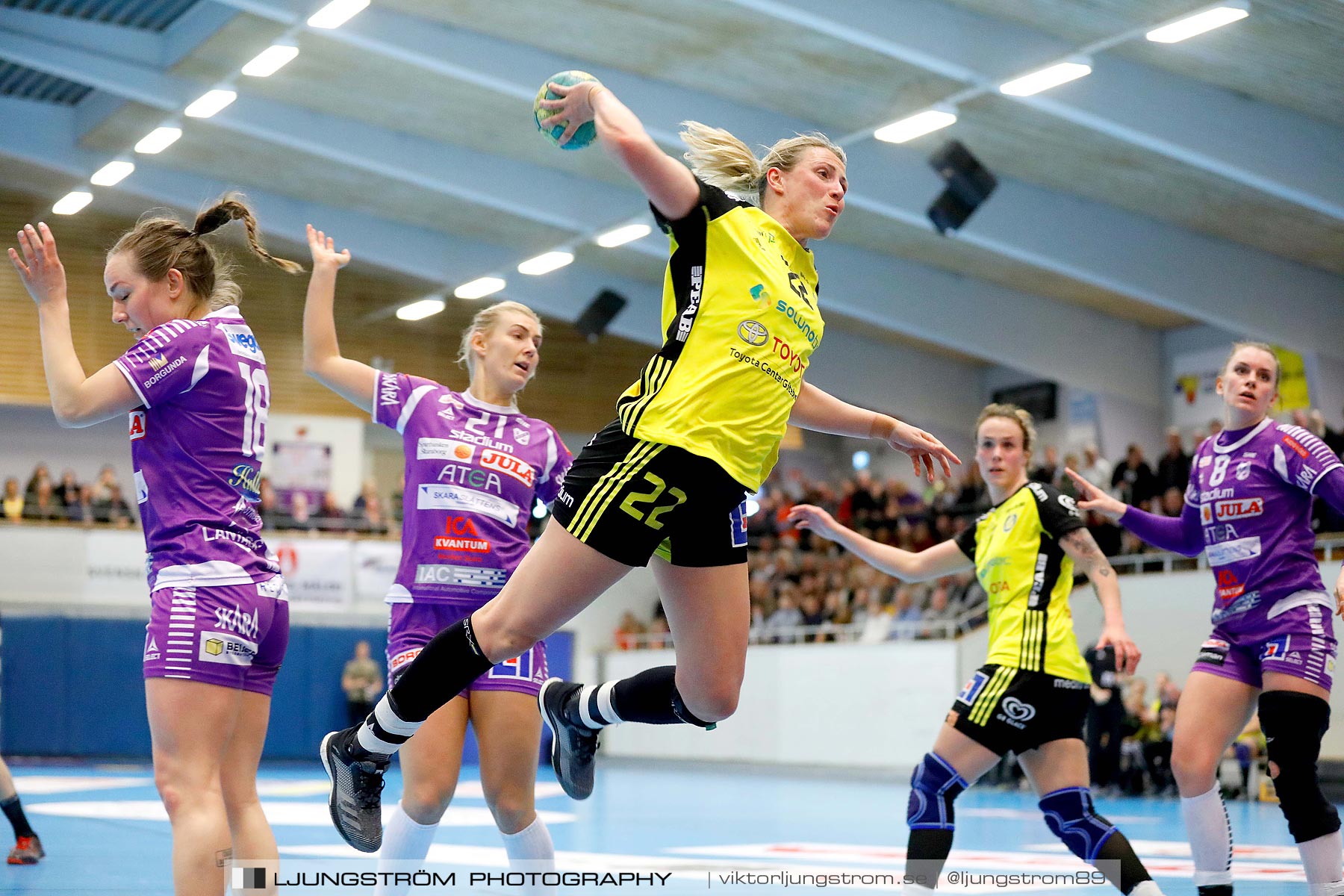 Skara HF-IK Sävehof 1/4-final 2 19-24,dam,Skara Idrottshall,Skara,Sverige,Handboll,,2019,217645