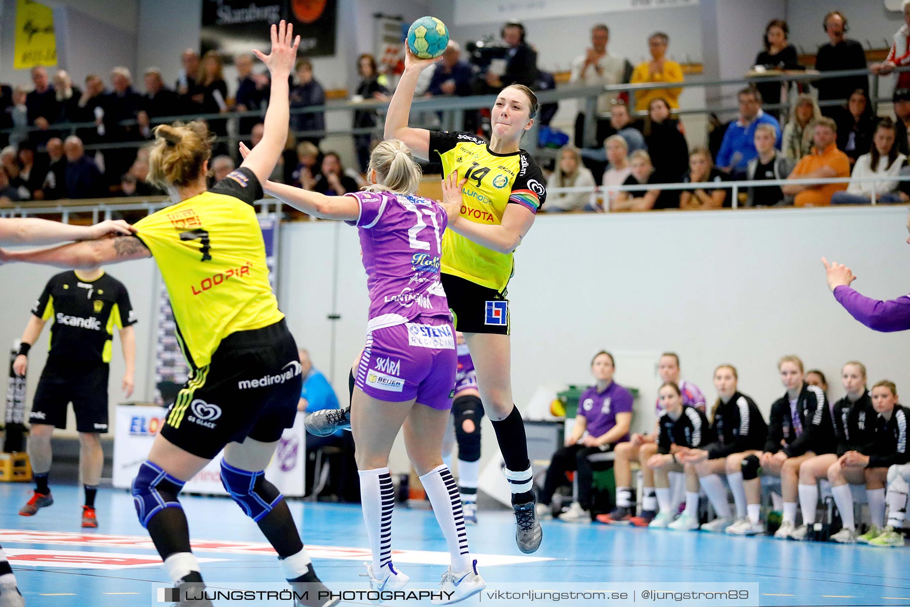 Skara HF-IK Sävehof 1/4-final 2 19-24,dam,Skara Idrottshall,Skara,Sverige,Handboll,,2019,217646