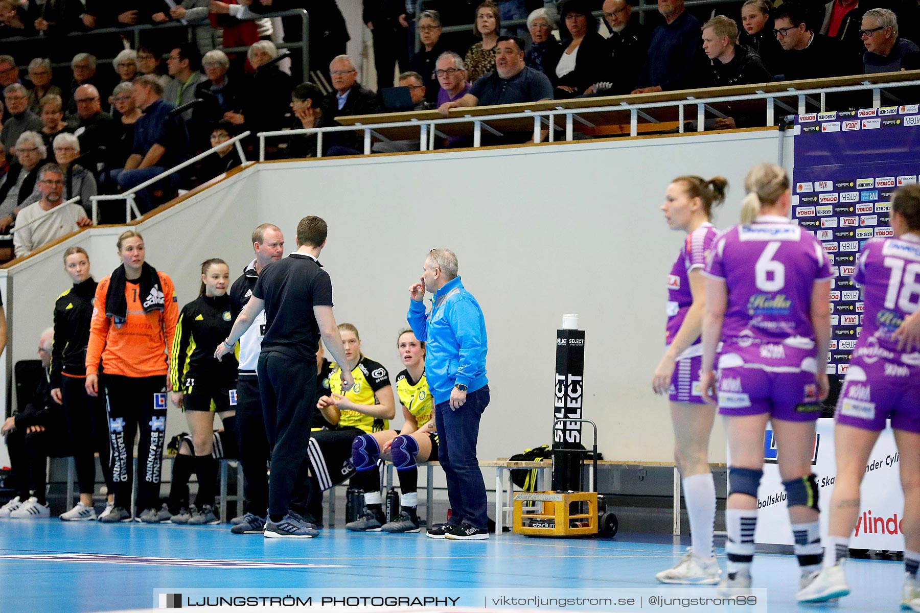 Skara HF-IK Sävehof 1/4-final 2 19-24,dam,Skara Idrottshall,Skara,Sverige,Handboll,,2019,217649