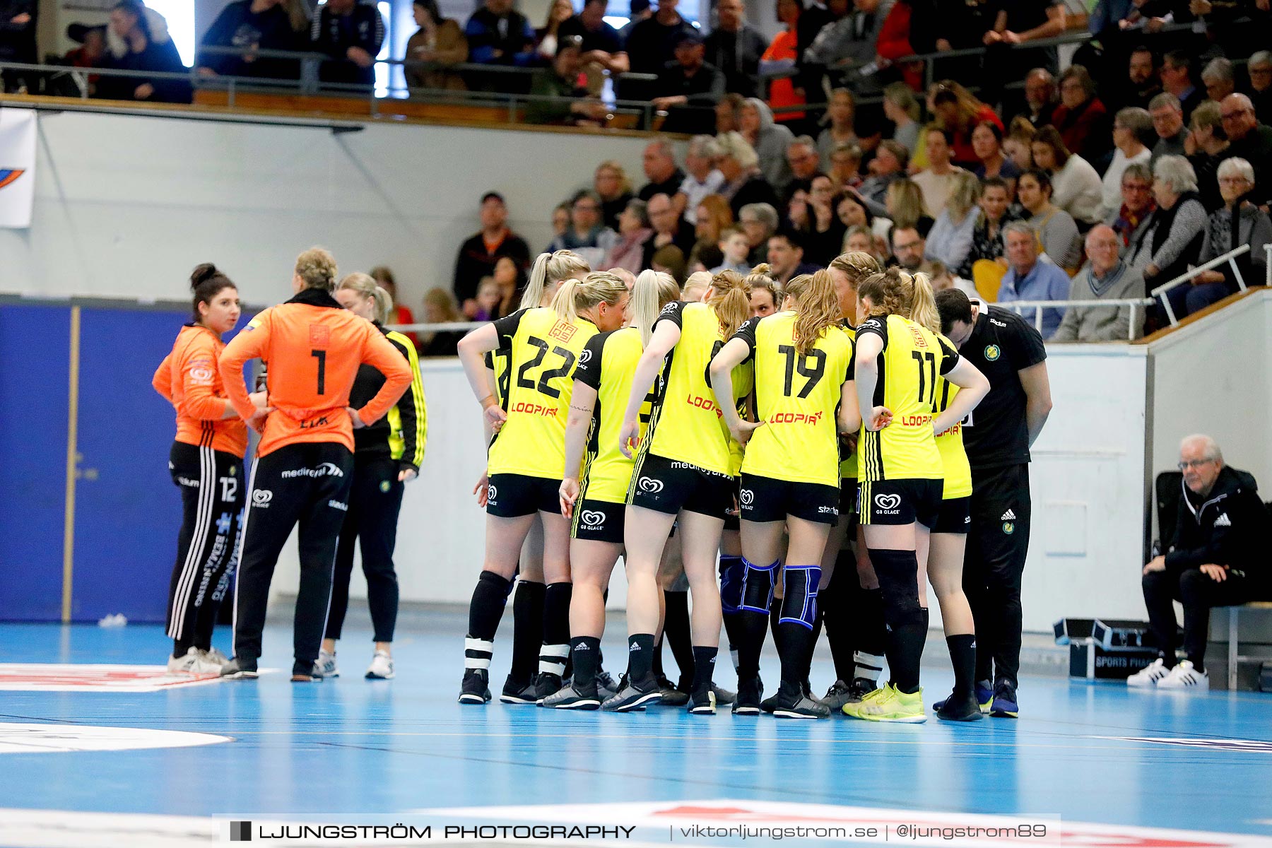 Skara HF-IK Sävehof 1/4-final 2 19-24,dam,Skara Idrottshall,Skara,Sverige,Handboll,,2019,217651