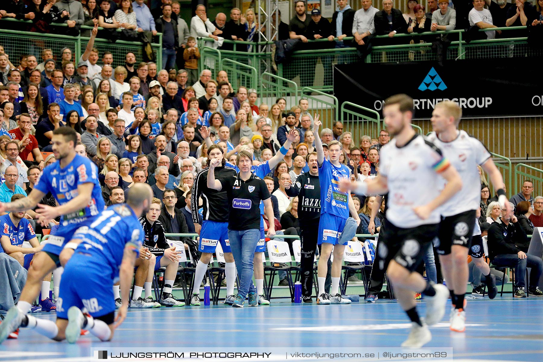 IFK Skövde HK-Lugi HF 1/4-final 3 26-19,herr,Arena Skövde,Skövde,Sverige,Handboll,,2019,217875