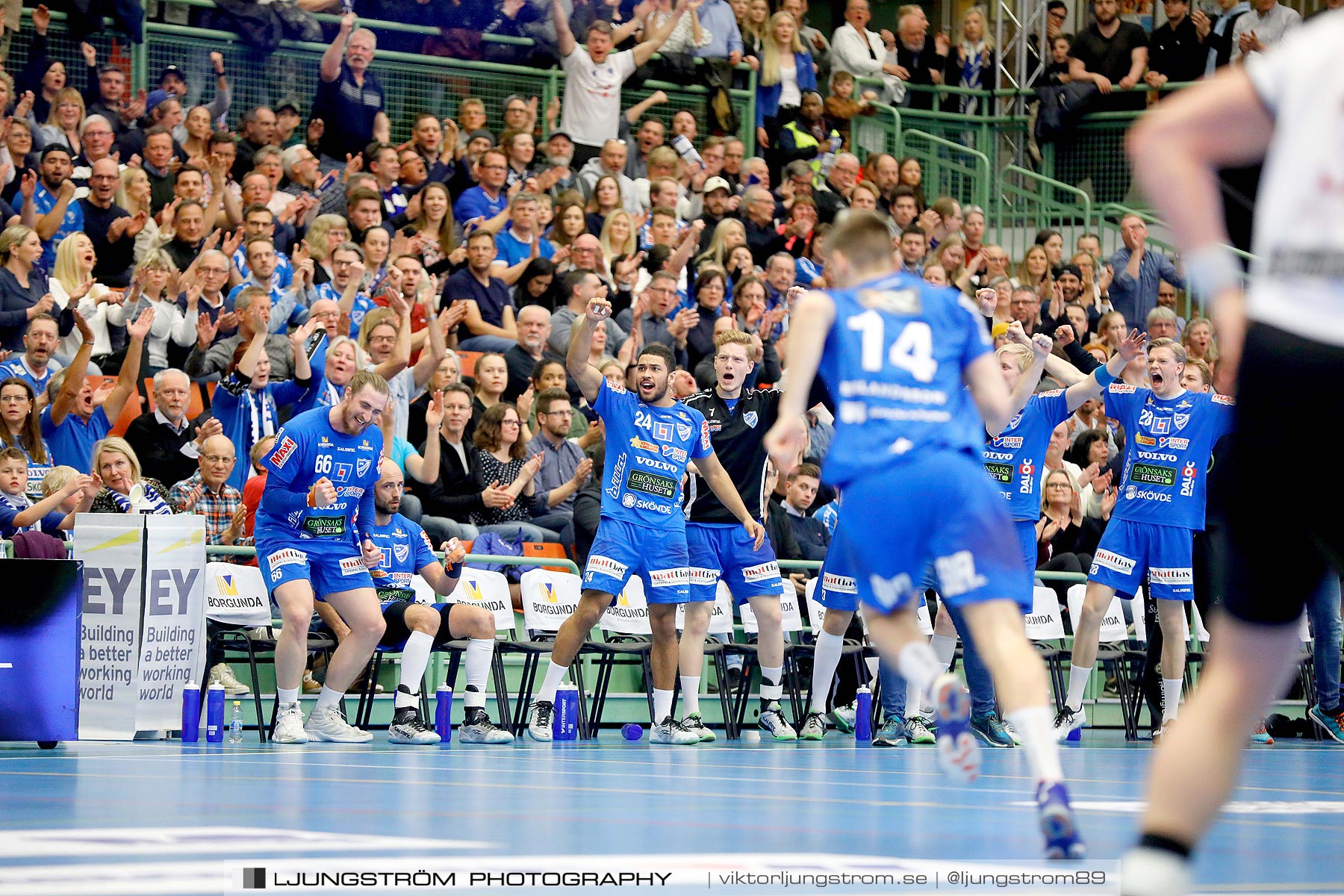 IFK Skövde HK-Lugi HF 1/4-final 3 26-19,herr,Arena Skövde,Skövde,Sverige,Handboll,,2019,217900