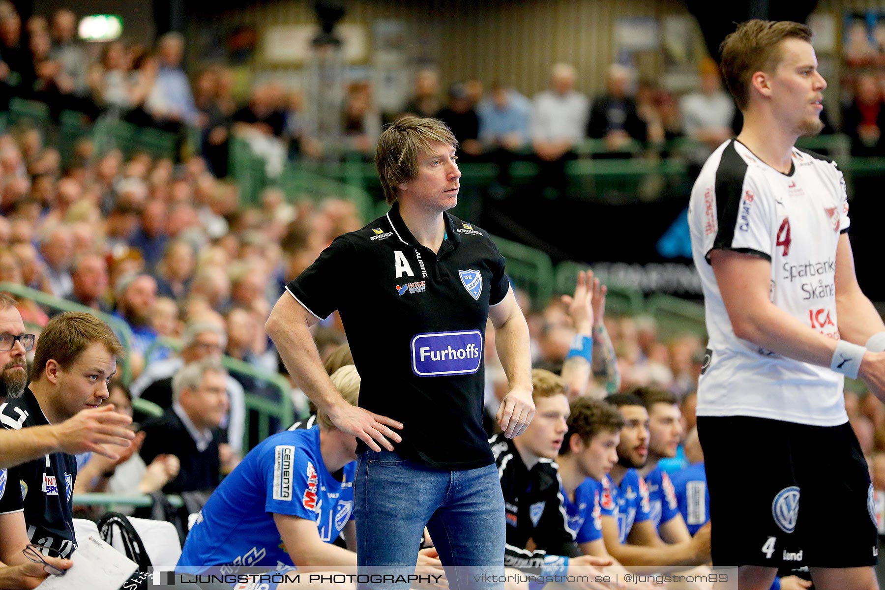 IFK Skövde HK-Lugi HF 1/4-final 3 26-19,herr,Arena Skövde,Skövde,Sverige,Handboll,,2019,217966