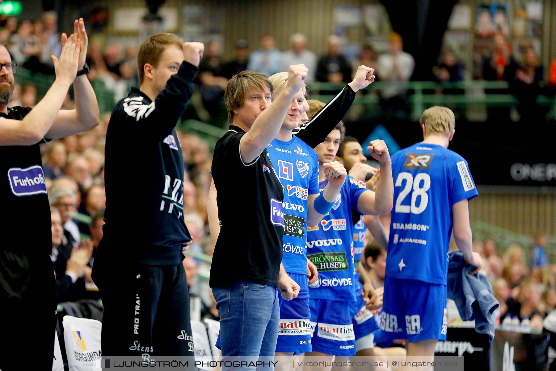 IFK Skövde HK-Lugi HF 1/4-final 3 26-19,herr,Arena Skövde,Skövde,Sverige,Handboll,,2019,217982