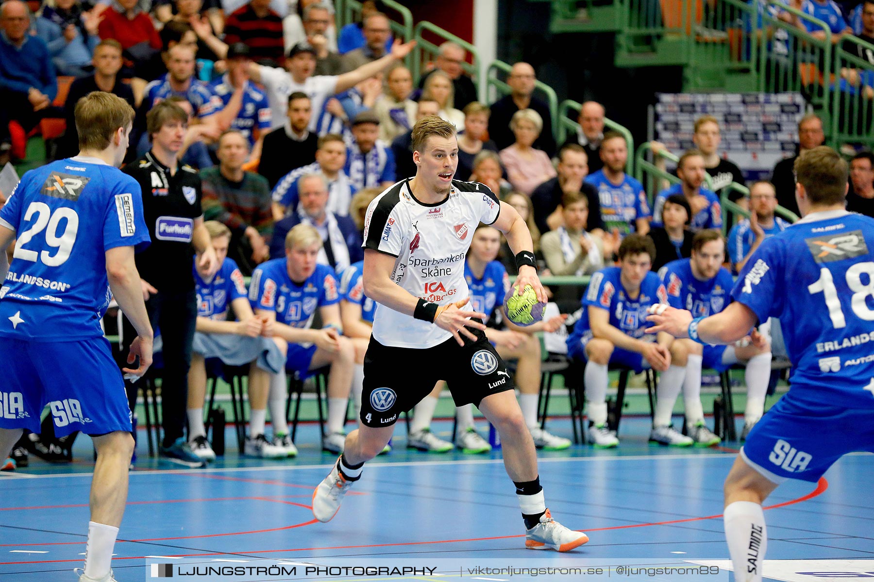 IFK Skövde HK-Lugi HF 1/4-final 1 27-26,herr,Arena Skövde,Skövde,Sverige,Handboll,,2019,218527