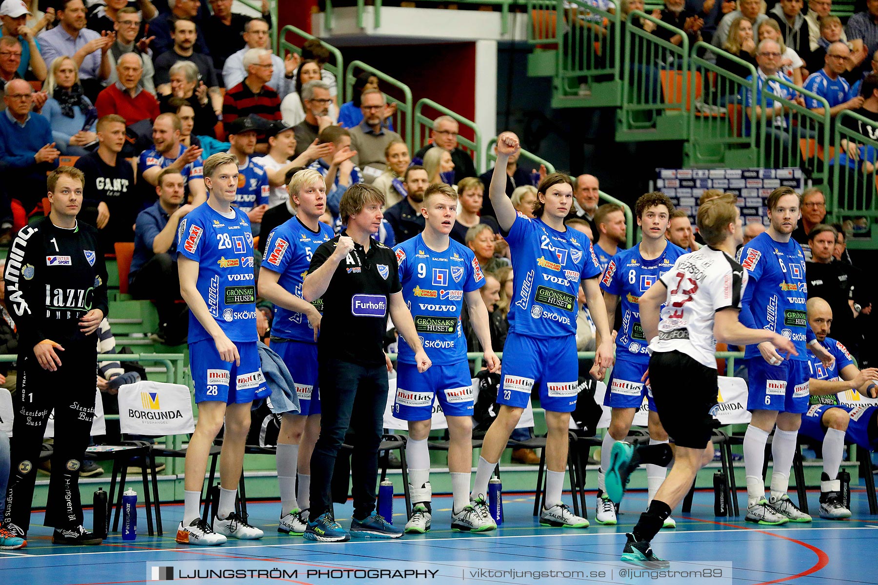 IFK Skövde HK-Lugi HF 1/4-final 1 27-26,herr,Arena Skövde,Skövde,Sverige,Handboll,,2019,218530