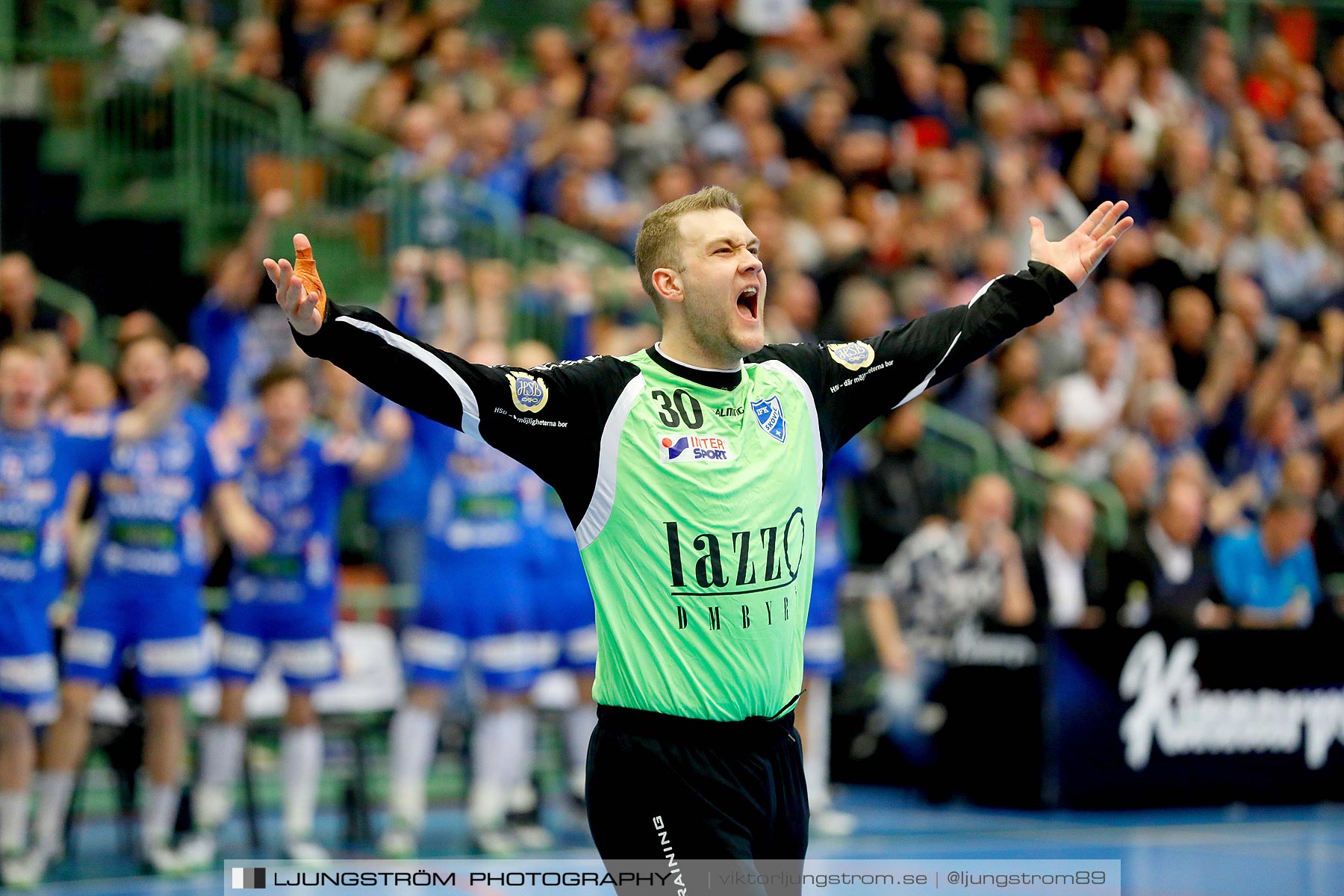 IFK Skövde HK-Lugi HF 1/4-final 1 27-26,herr,Arena Skövde,Skövde,Sverige,Handboll,,2019,218531