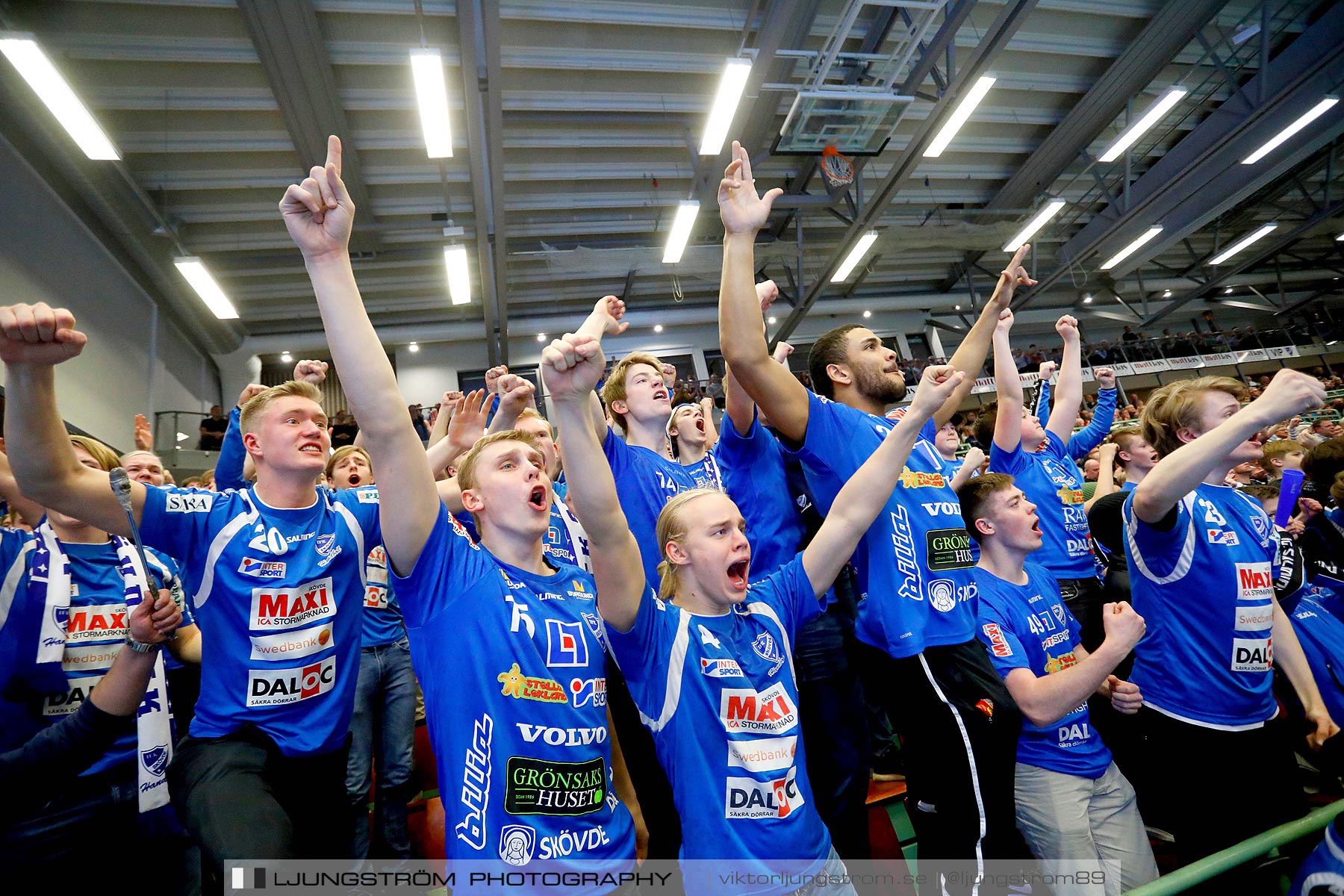 IFK Skövde HK-Lugi HF 1/4-final 1 27-26,herr,Arena Skövde,Skövde,Sverige,Handboll,,2019,218542