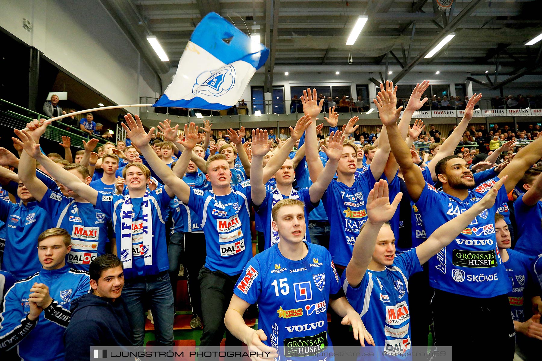 IFK Skövde HK-Lugi HF 1/4-final 1 27-26,herr,Arena Skövde,Skövde,Sverige,Handboll,,2019,218550