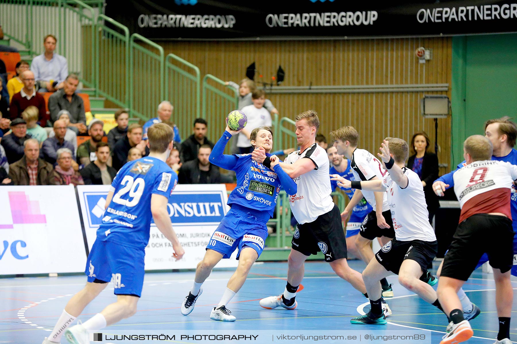 IFK Skövde HK-Lugi HF 1/4-final 1 27-26,herr,Arena Skövde,Skövde,Sverige,Handboll,,2019,218561