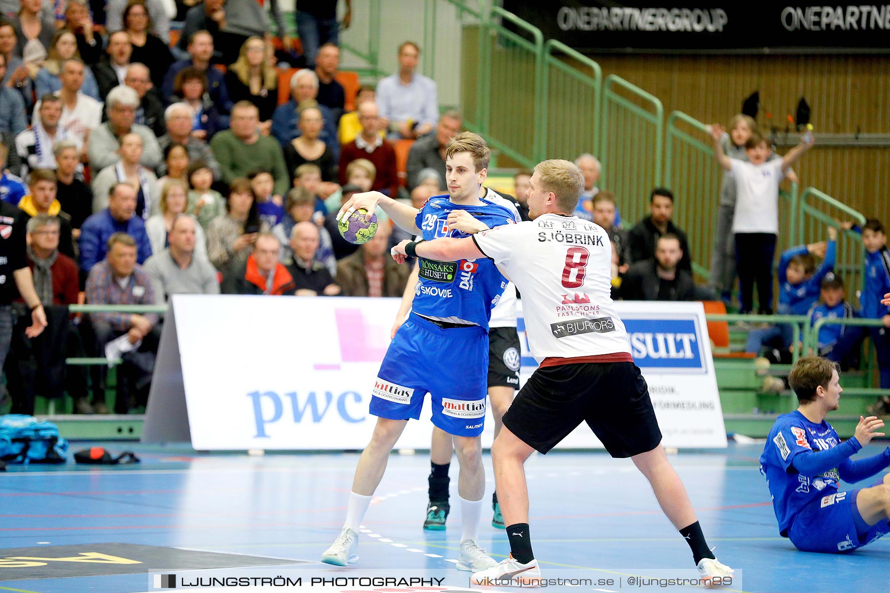 IFK Skövde HK-Lugi HF 1/4-final 1 27-26,herr,Arena Skövde,Skövde,Sverige,Handboll,,2019,218563