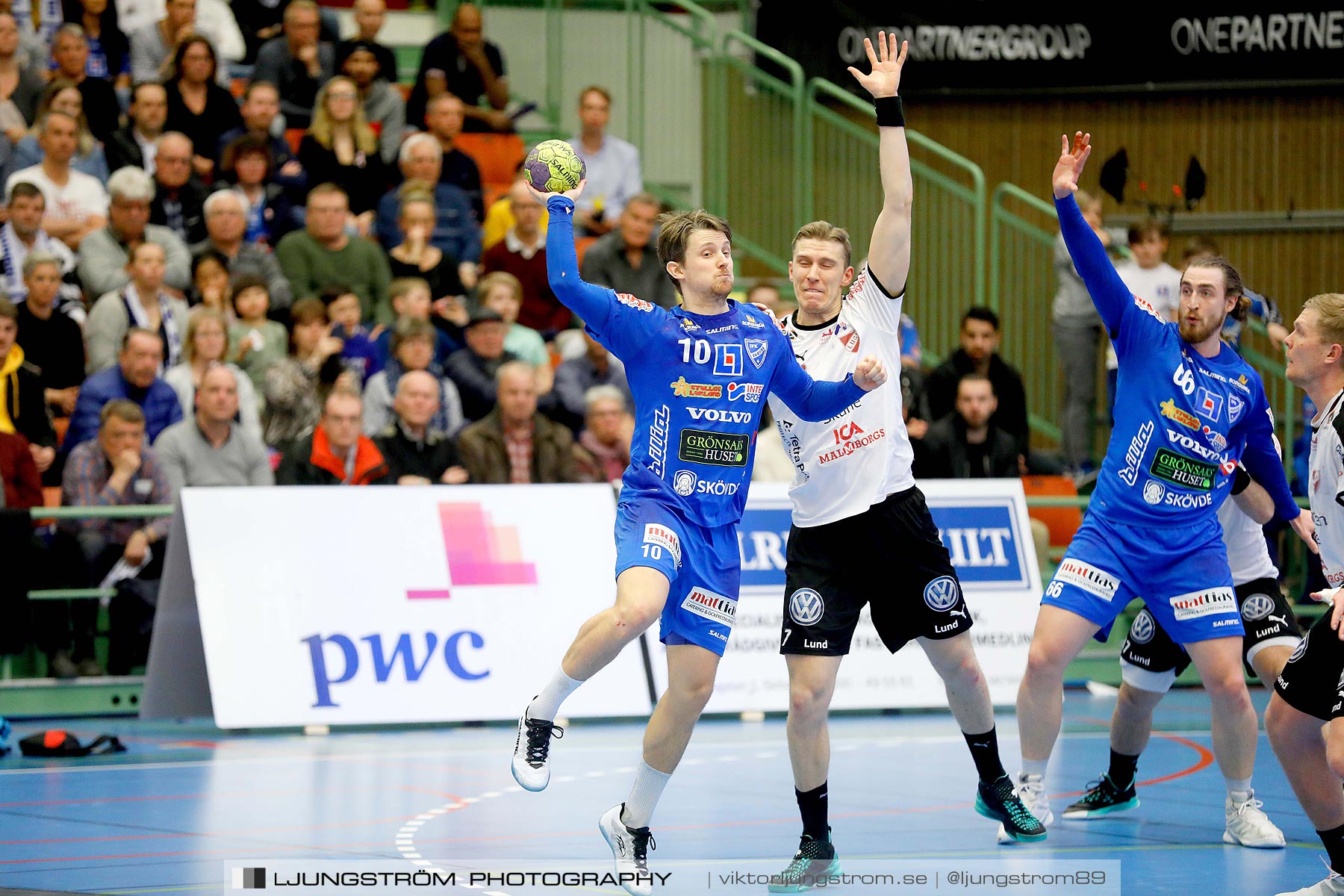 IFK Skövde HK-Lugi HF 1/4-final 1 27-26,herr,Arena Skövde,Skövde,Sverige,Handboll,,2019,218565