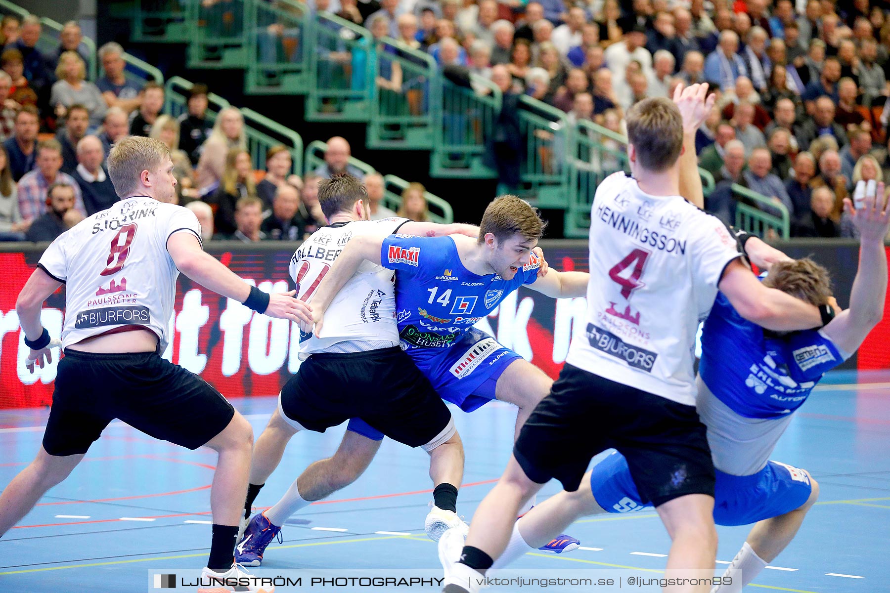 IFK Skövde HK-Lugi HF 1/4-final 1 27-26,herr,Arena Skövde,Skövde,Sverige,Handboll,,2019,218602