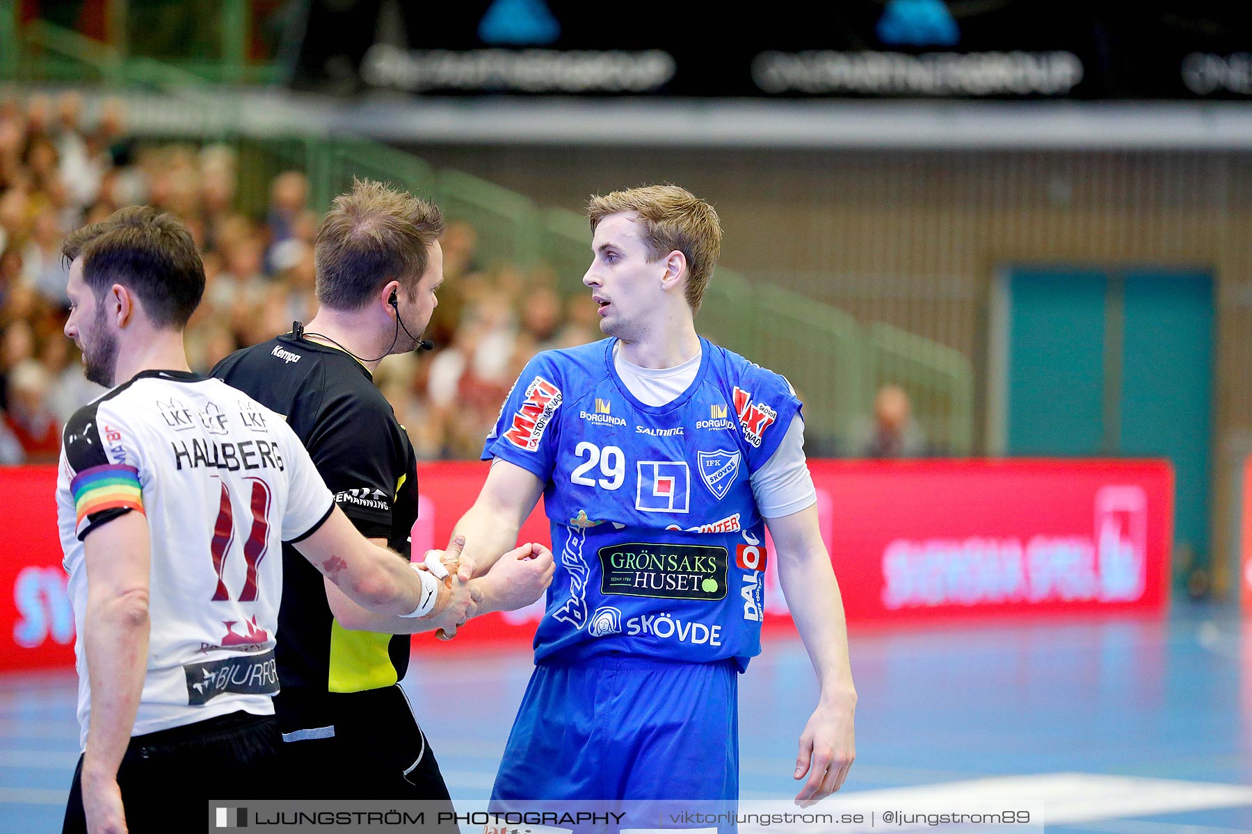 IFK Skövde HK-Lugi HF 1/4-final 1 27-26,herr,Arena Skövde,Skövde,Sverige,Handboll,,2019,218604