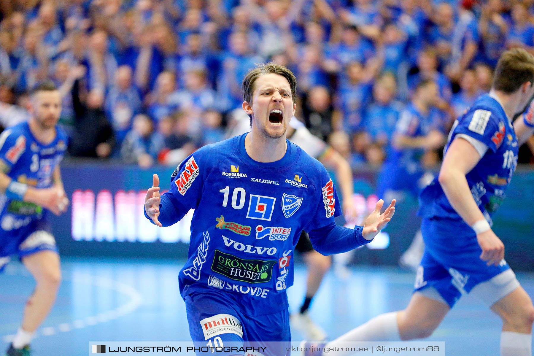 IFK Skövde HK-Lugi HF 1/4-final 1 27-26,herr,Arena Skövde,Skövde,Sverige,Handboll,,2019,218629