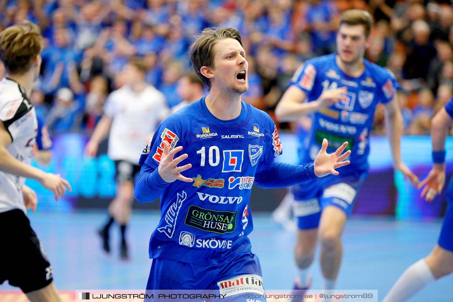 IFK Skövde HK-Lugi HF 1/4-final 1 27-26,herr,Arena Skövde,Skövde,Sverige,Handboll,,2019,218630