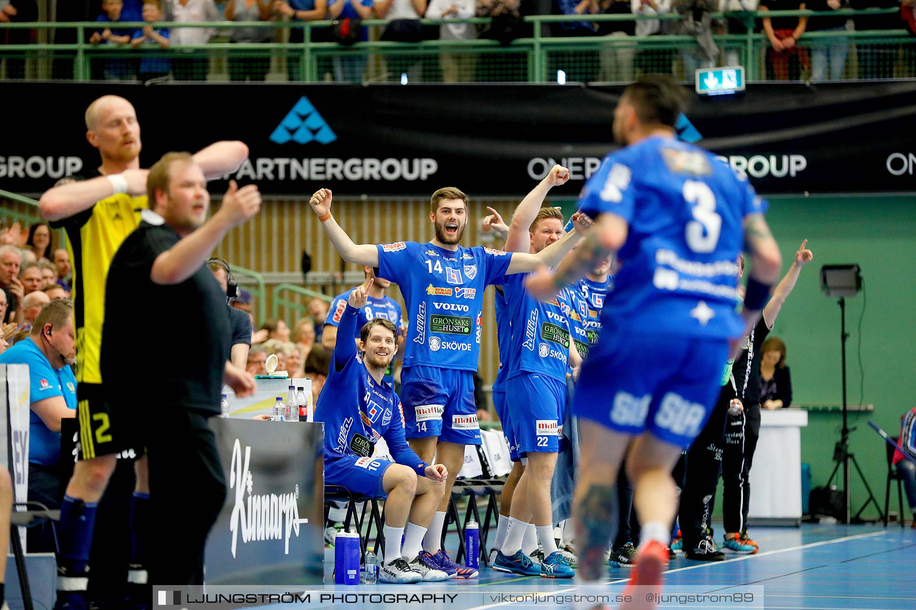 IFK Skövde HK-IK Sävehof 1/2-final 1 30-29,herr,Arena Skövde,Skövde,Sverige,Handboll,,2019,219218