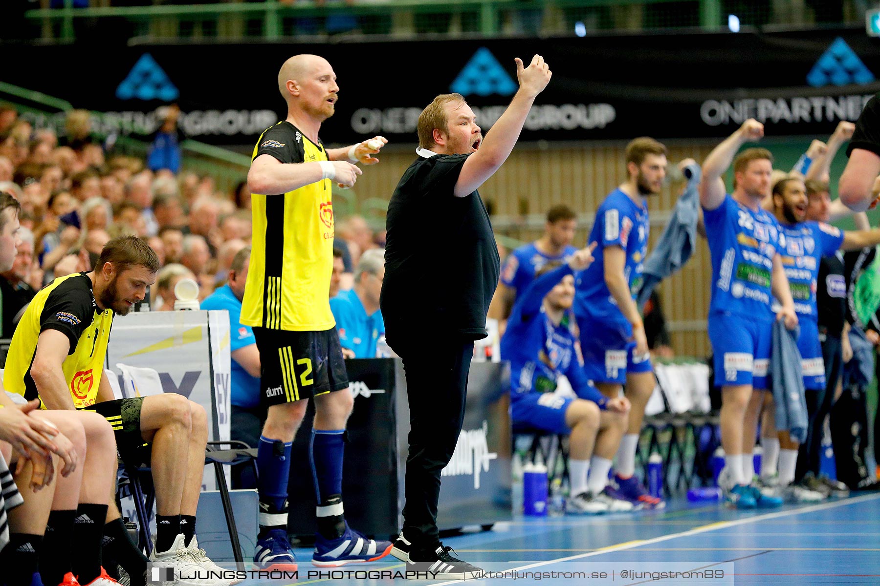 IFK Skövde HK-IK Sävehof 1/2-final 1 30-29,herr,Arena Skövde,Skövde,Sverige,Handboll,,2019,219219