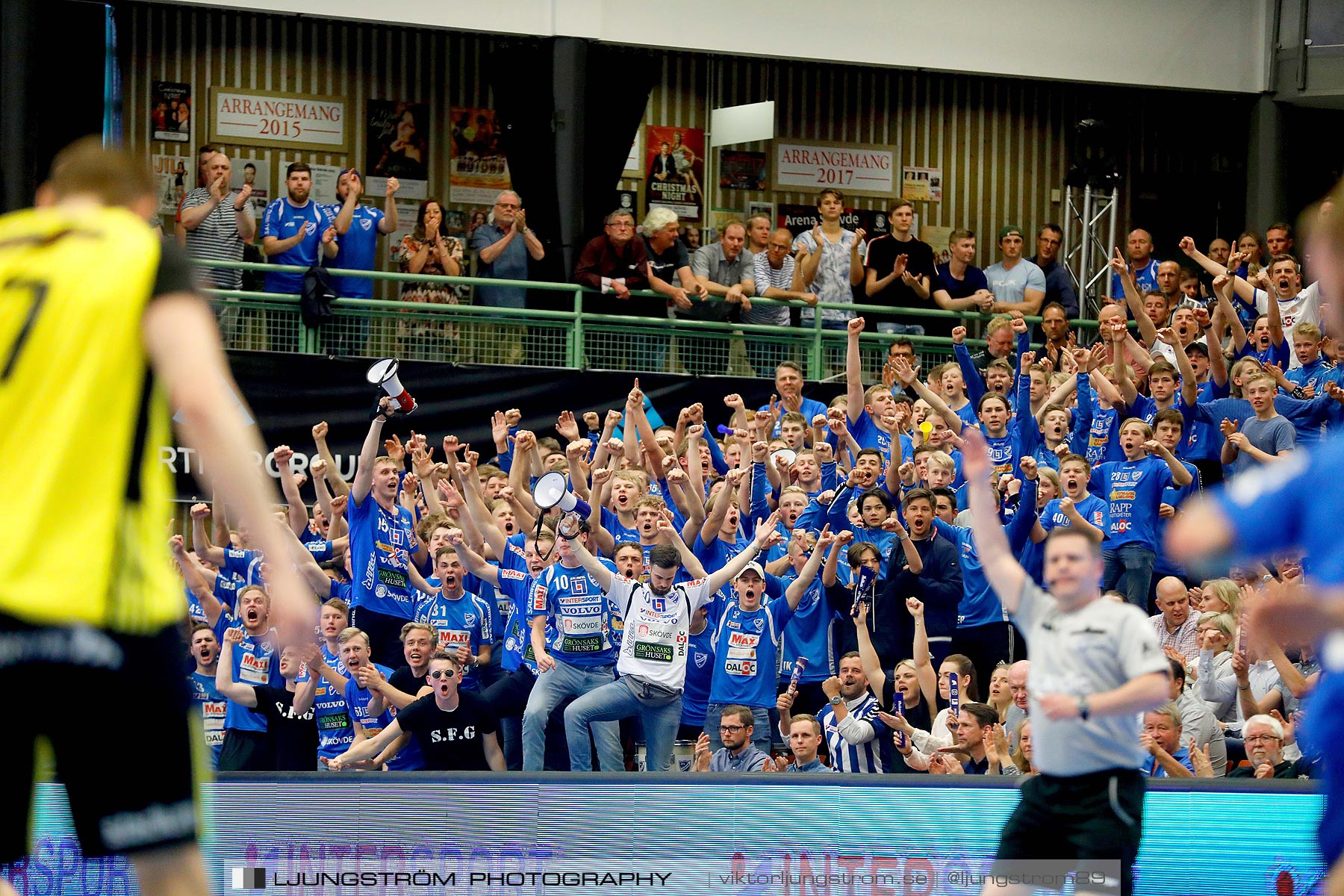 IFK Skövde HK-IK Sävehof 1/2-final 1 30-29,herr,Arena Skövde,Skövde,Sverige,Handboll,,2019,219225