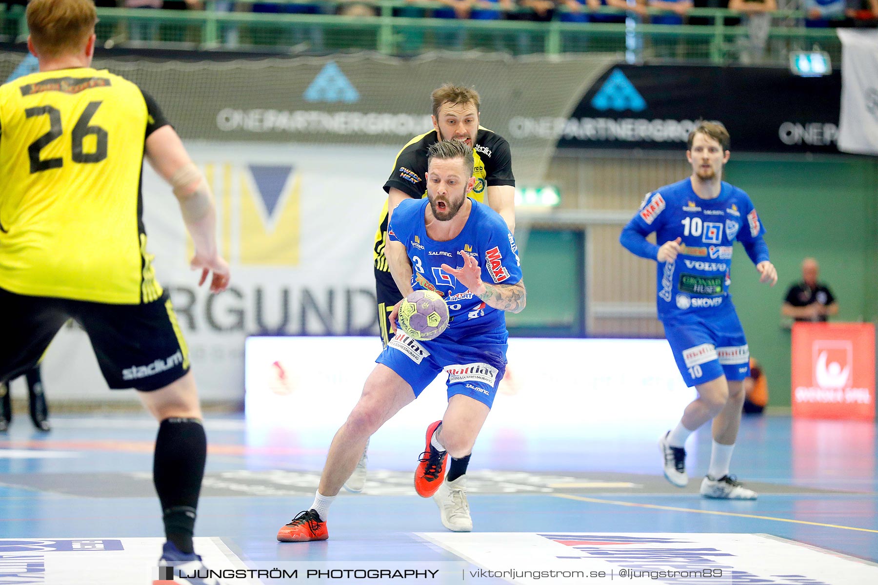 IFK Skövde HK-IK Sävehof 1/2-final 1 30-29,herr,Arena Skövde,Skövde,Sverige,Handboll,,2019,219229