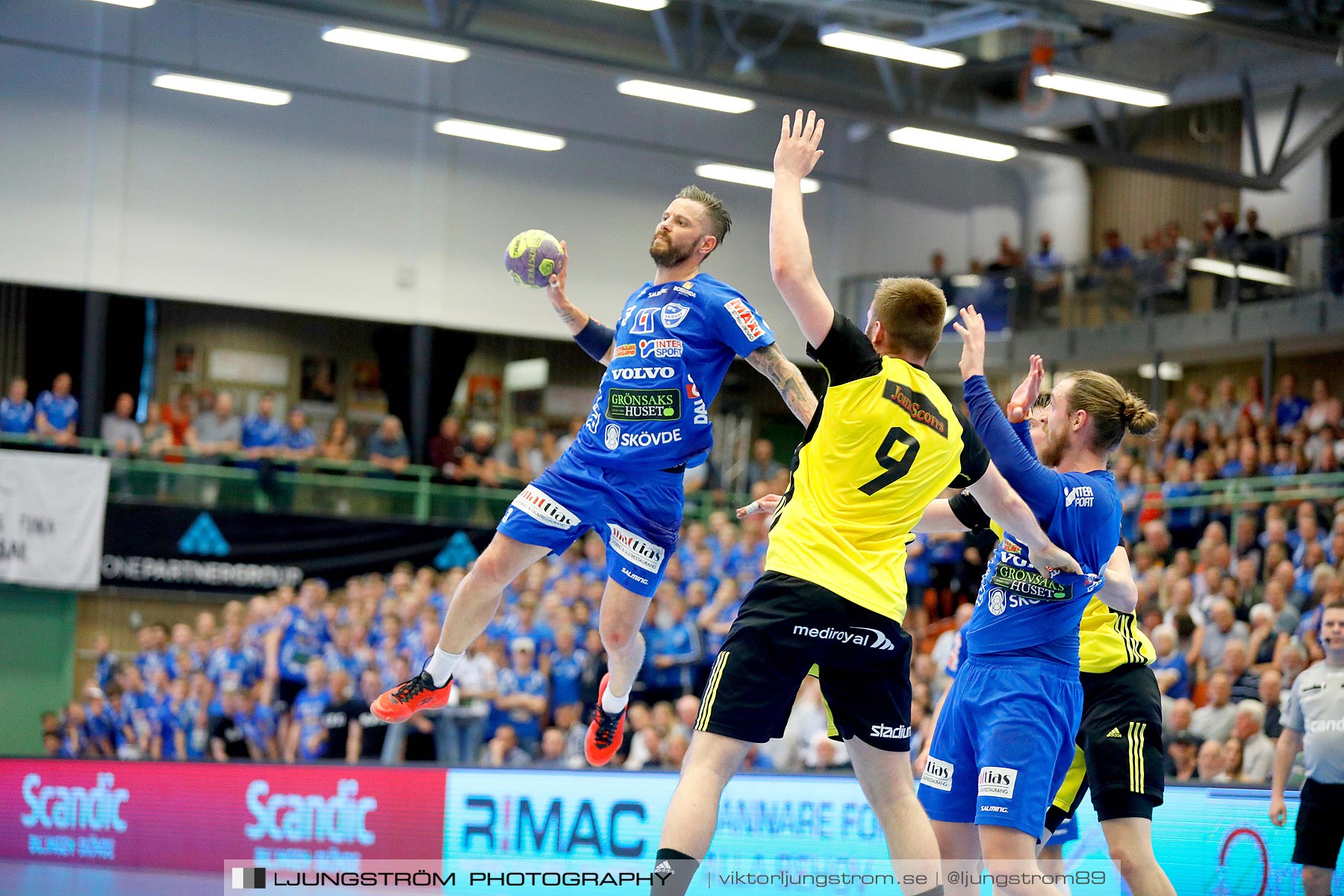 IFK Skövde HK-IK Sävehof 1/2-final 1 30-29,herr,Arena Skövde,Skövde,Sverige,Handboll,,2019,219246