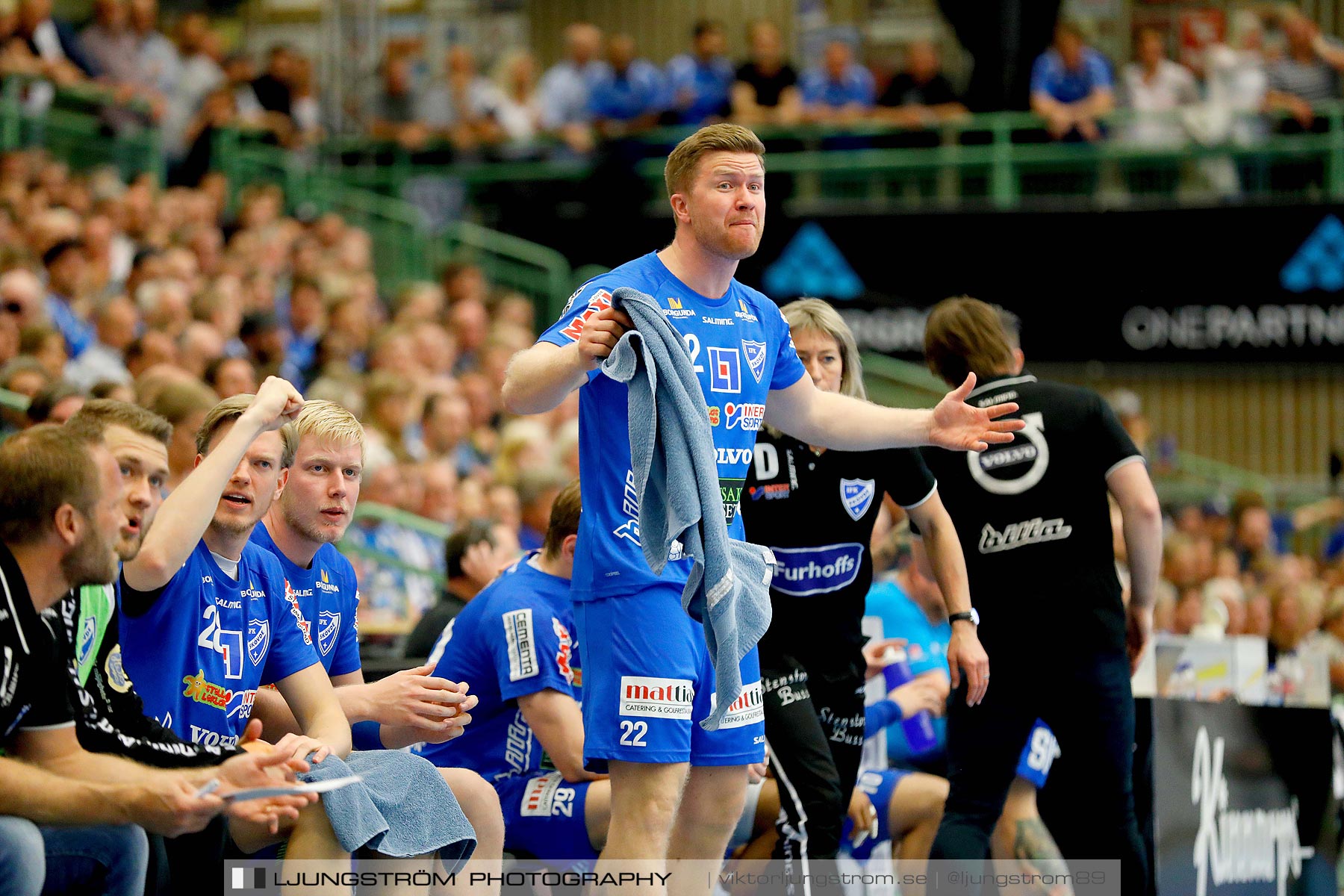 IFK Skövde HK-IK Sävehof 1/2-final 1 30-29,herr,Arena Skövde,Skövde,Sverige,Handboll,,2019,219337