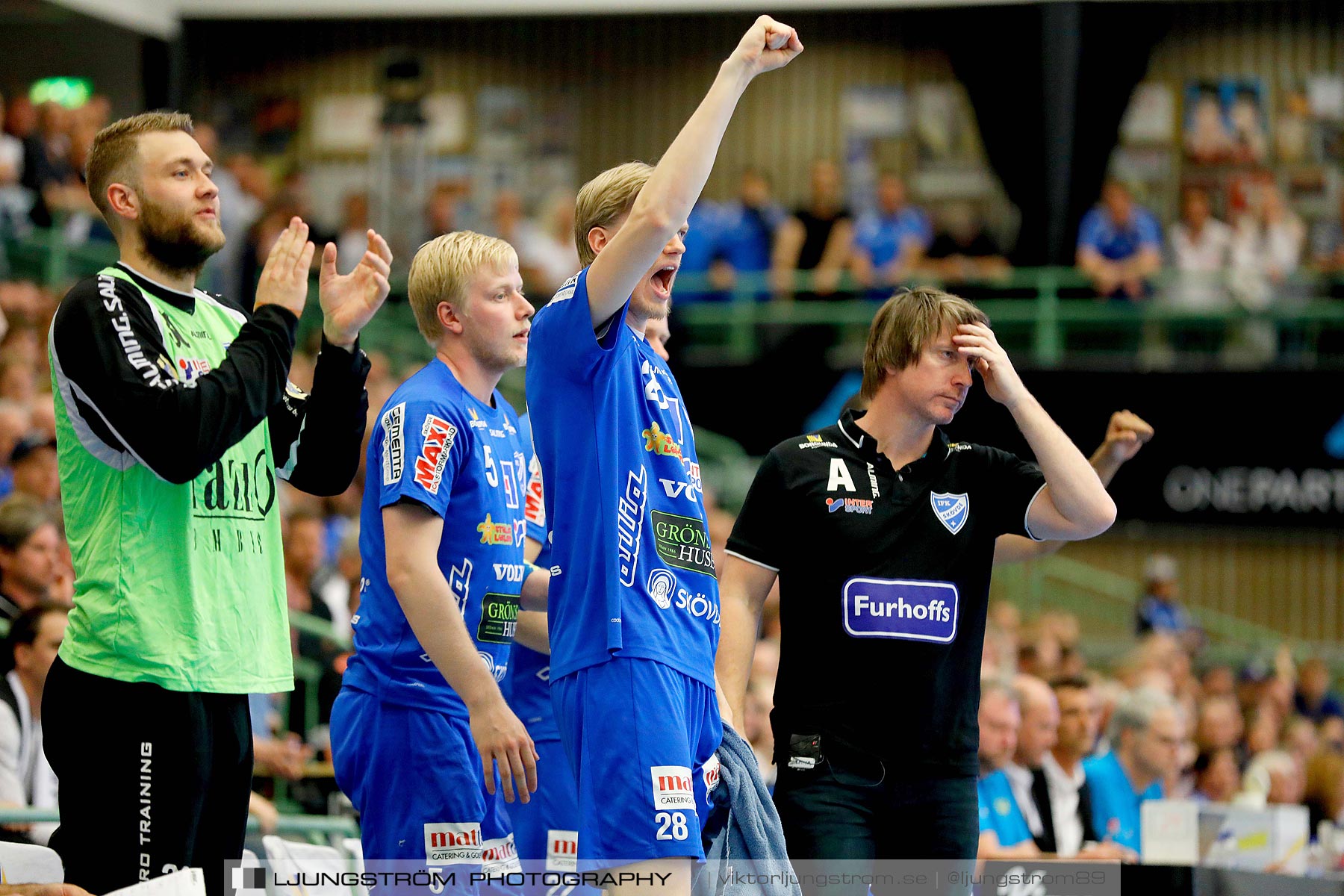 IFK Skövde HK-IK Sävehof 1/2-final 1 30-29,herr,Arena Skövde,Skövde,Sverige,Handboll,,2019,219343