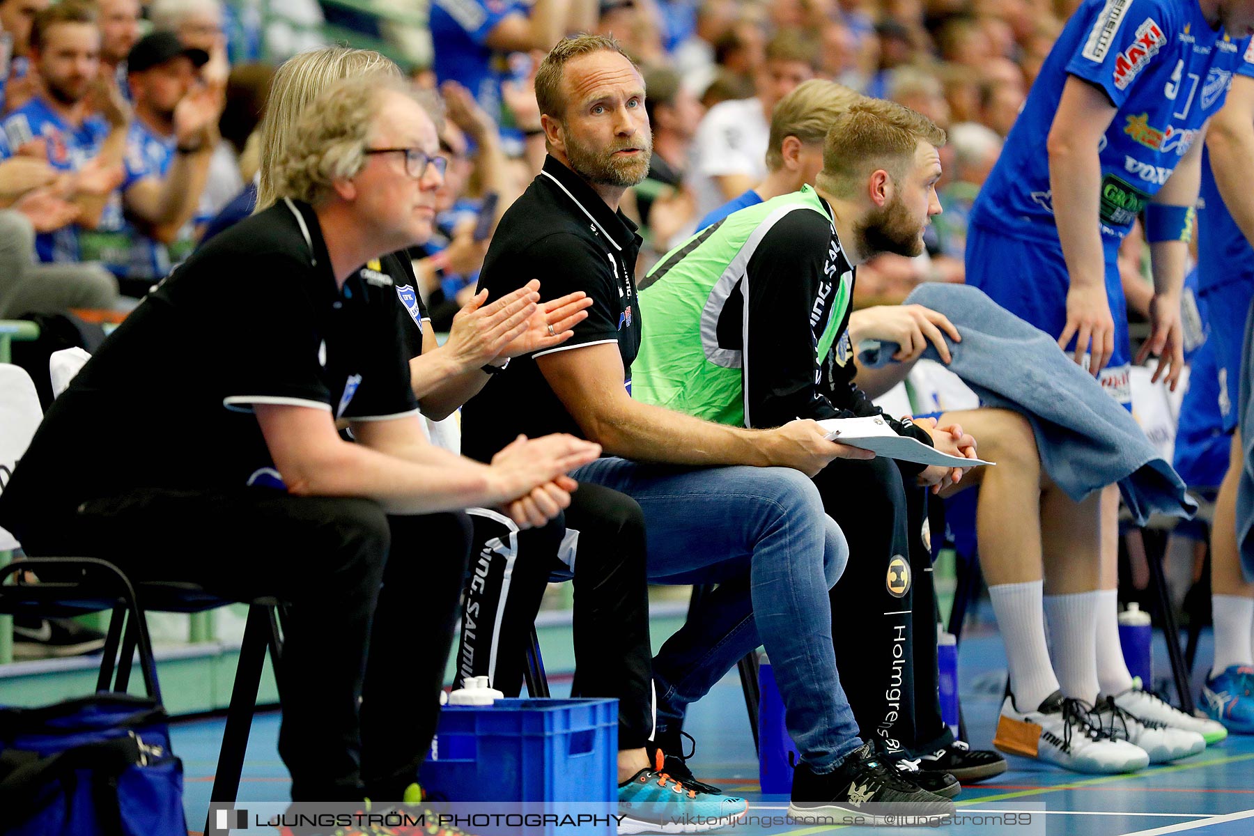 IFK Skövde HK-IK Sävehof 1/2-final 1 30-29,herr,Arena Skövde,Skövde,Sverige,Handboll,,2019,219366