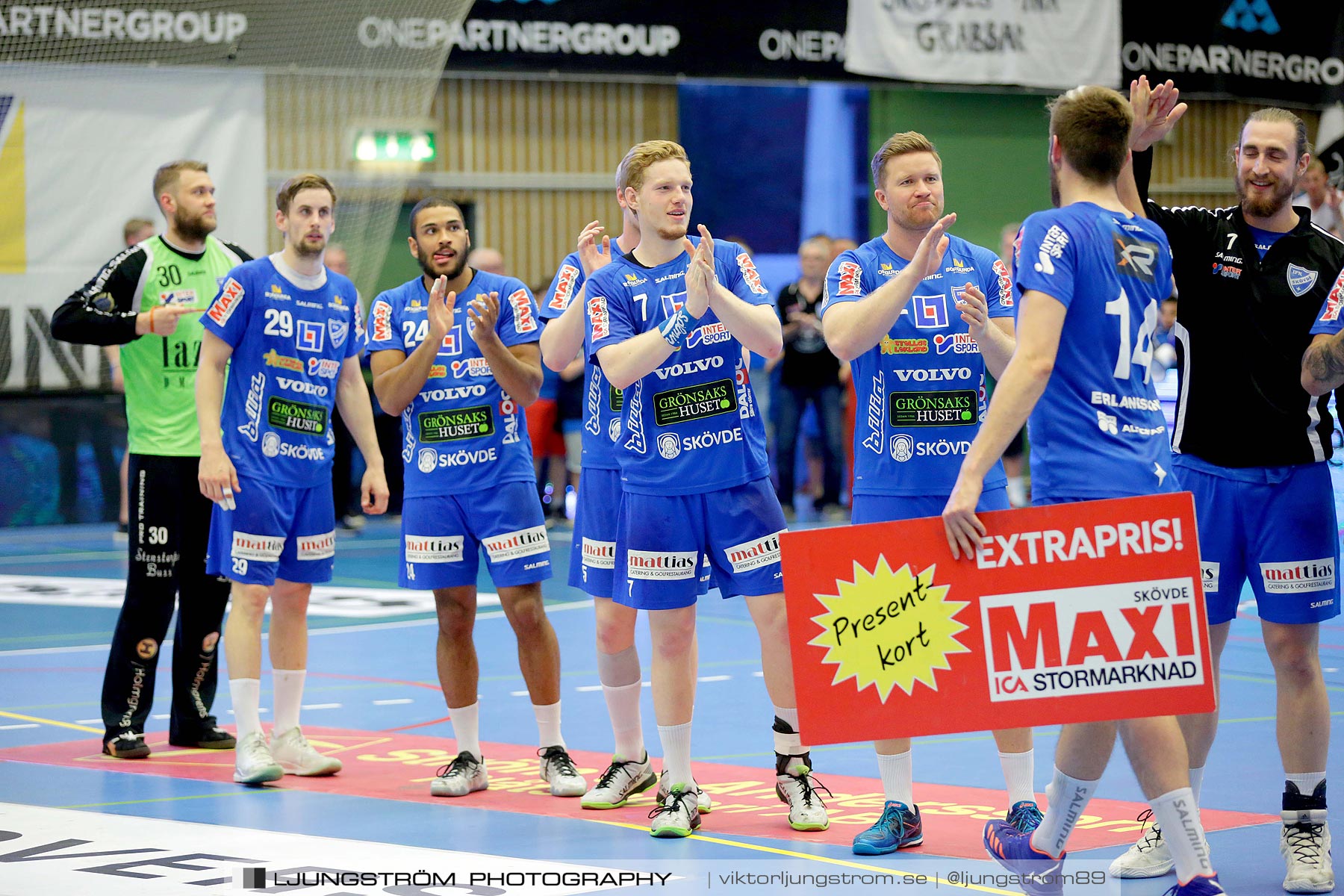 IFK Skövde HK-IK Sävehof 1/2-final 1 30-29,herr,Arena Skövde,Skövde,Sverige,Handboll,,2019,219429